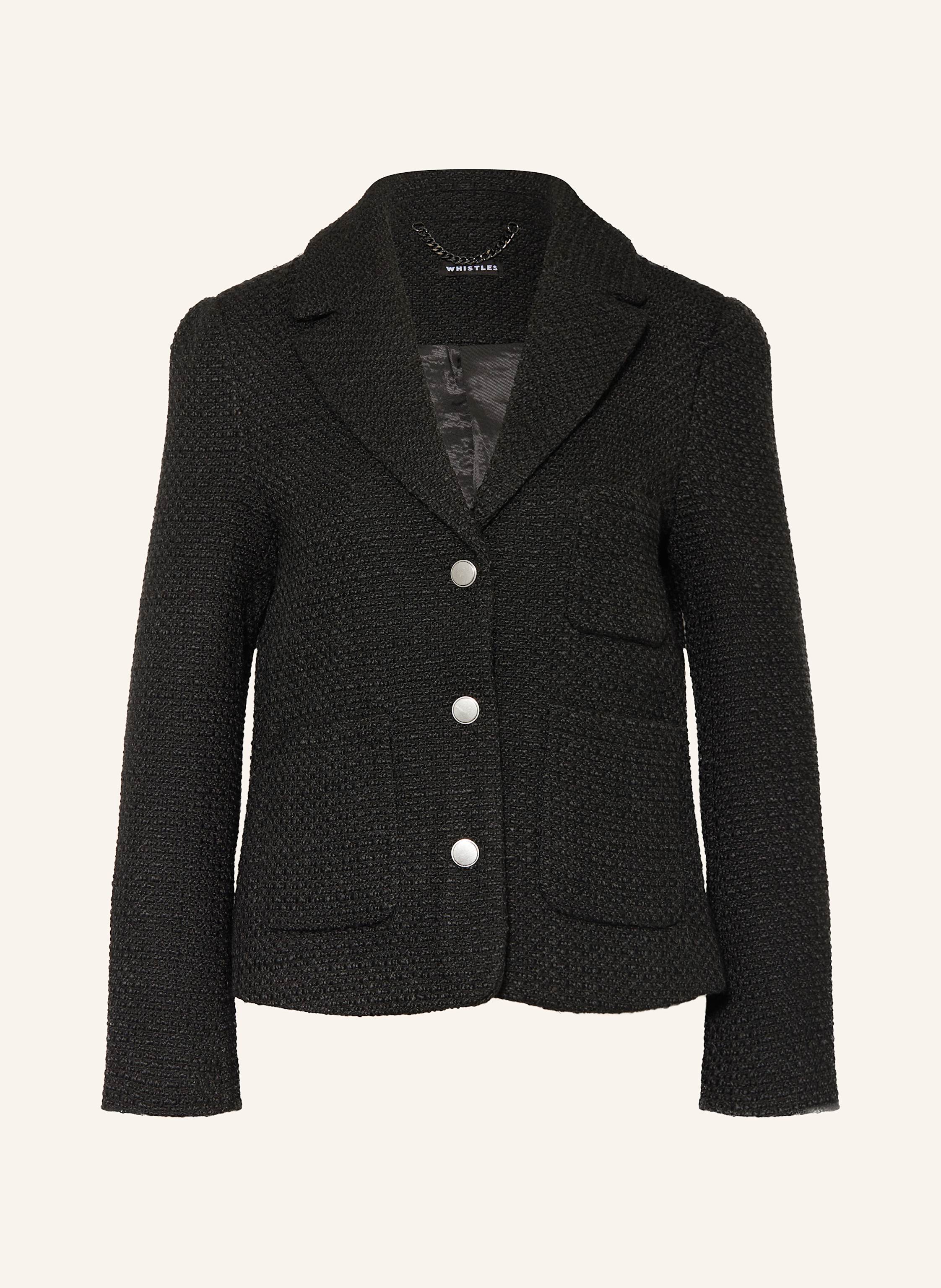 Whistles black blazer top