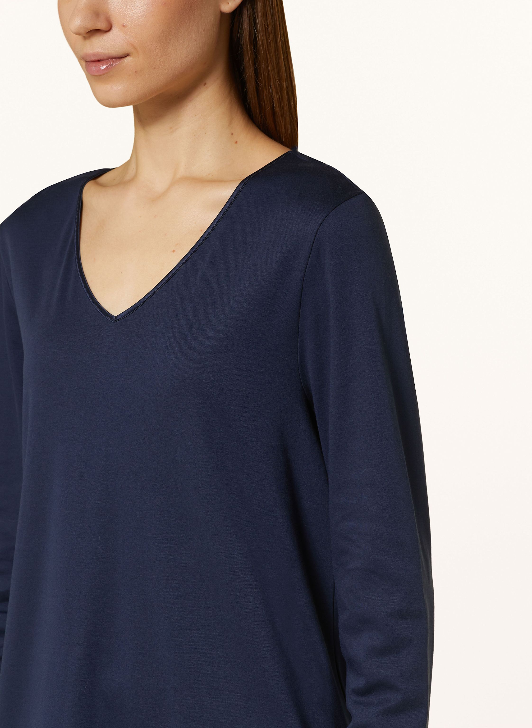 Thumbnail - Hanro Schlafanzug Cotton Silk blau
