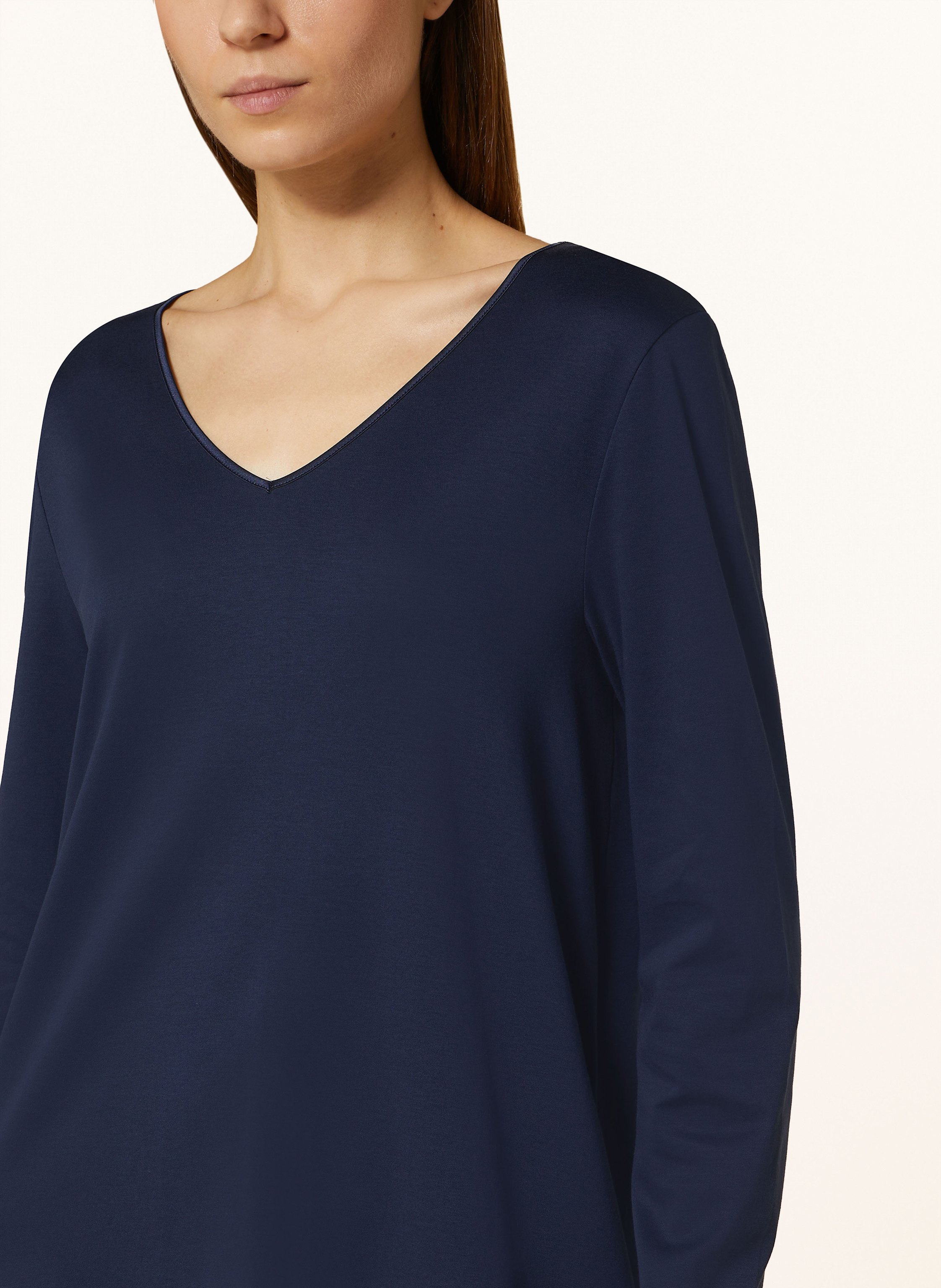 Thumbnail - Hanro Nachthemd Cotton Silk blau