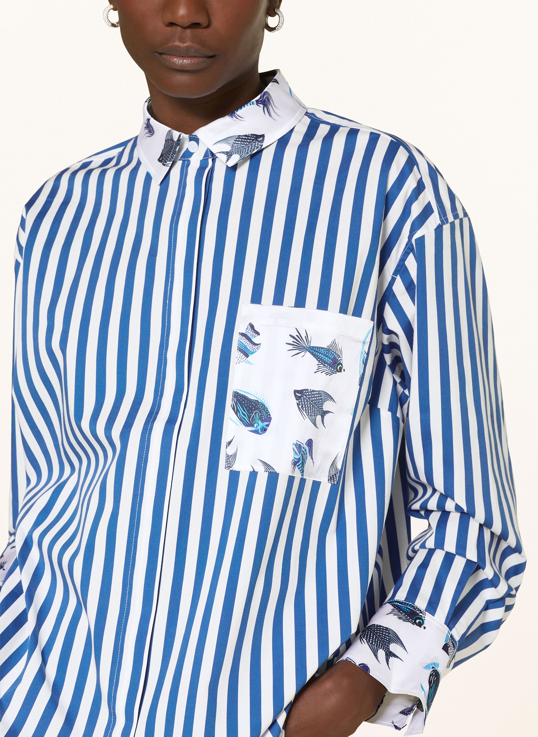 Thumbnail - Lilienfels Hemdbluse blau