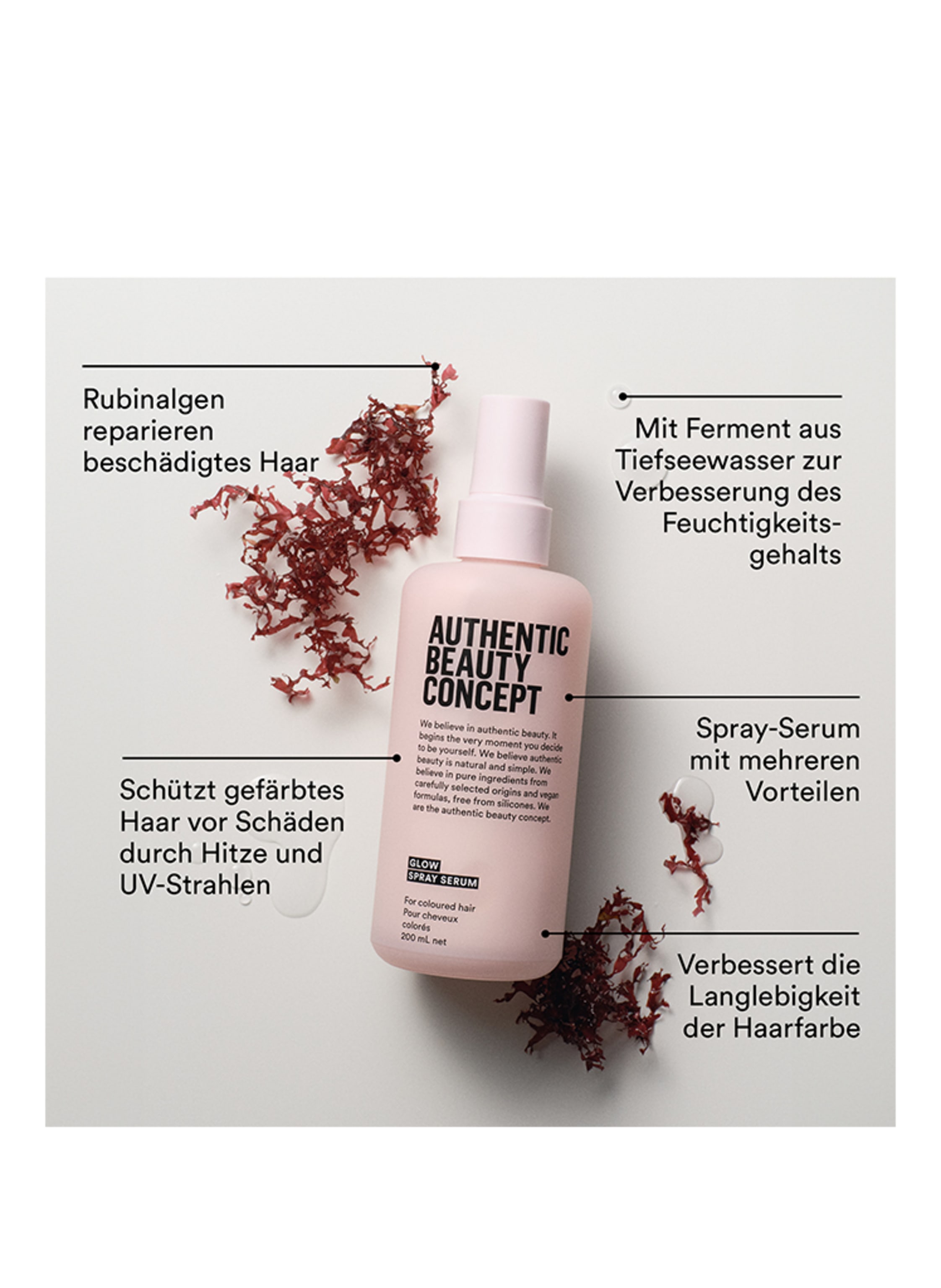 Thumbnail - Authentic Beauty Concept Glow Spray Serum Leave-in Spray Serum 200 ml
