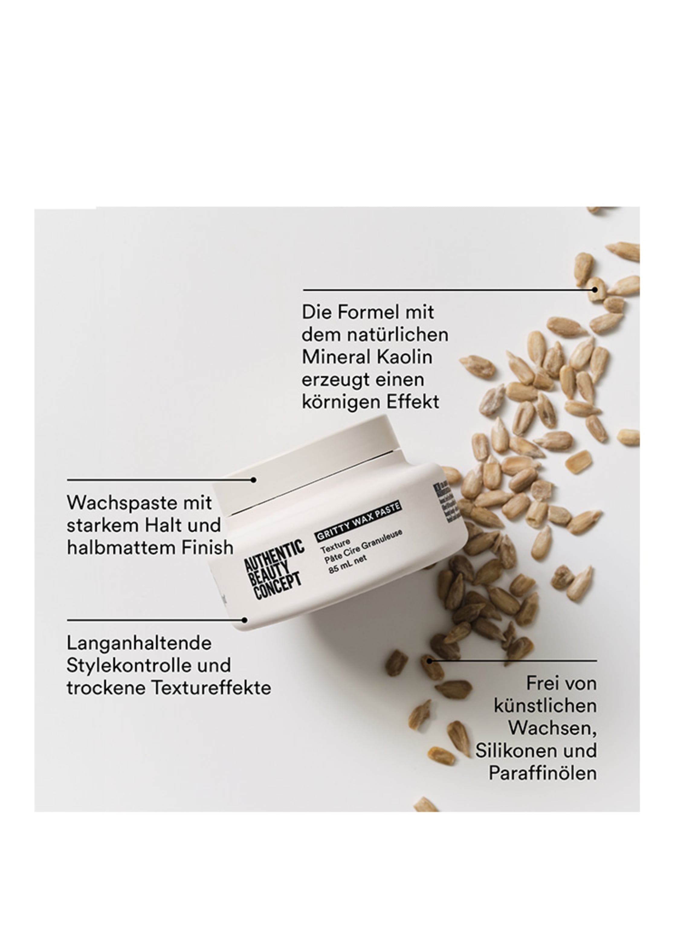Thumbnail - Authentic Beauty Concept Gritty Wax Paste Styling Wachspaste 85 ml
