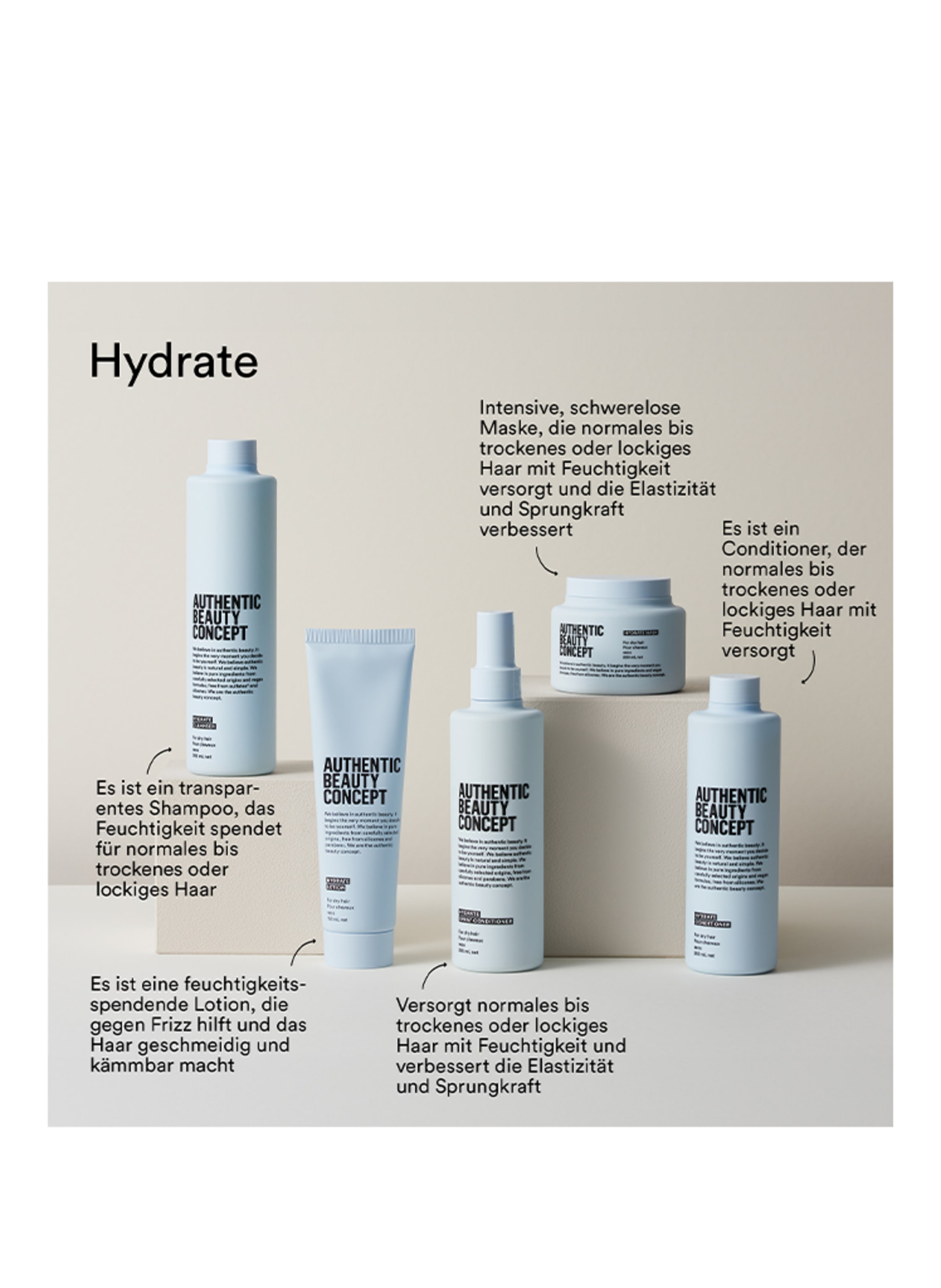 Thumbnail - Authentic Beauty Concept Hydrate Spray Conditioner Leave-In Conditioner 250 ml