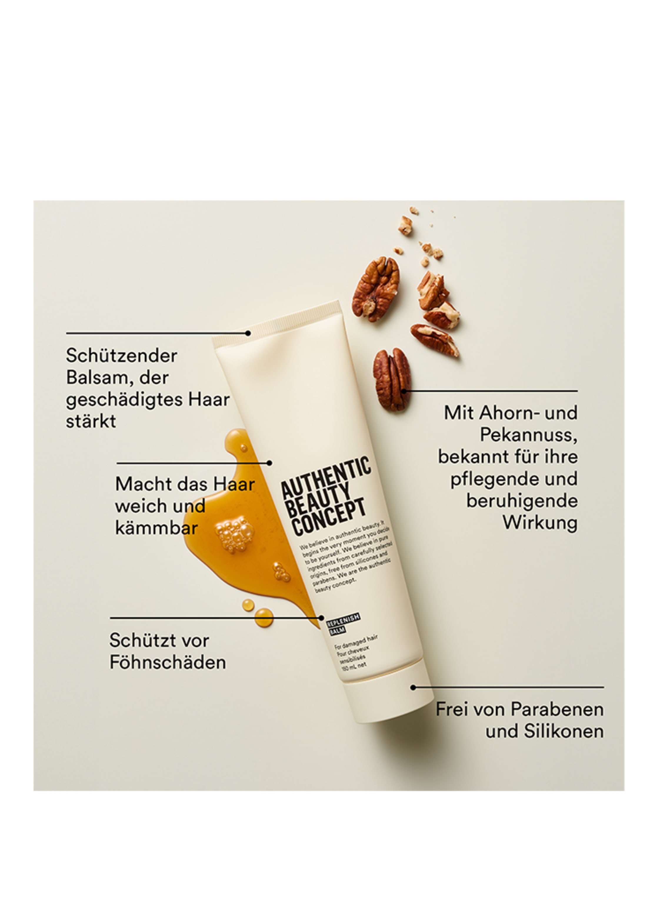 Thumbnail - Authentic Beauty Concept Replenish Balm Hitzeschutz Styling Balsam 150 ml