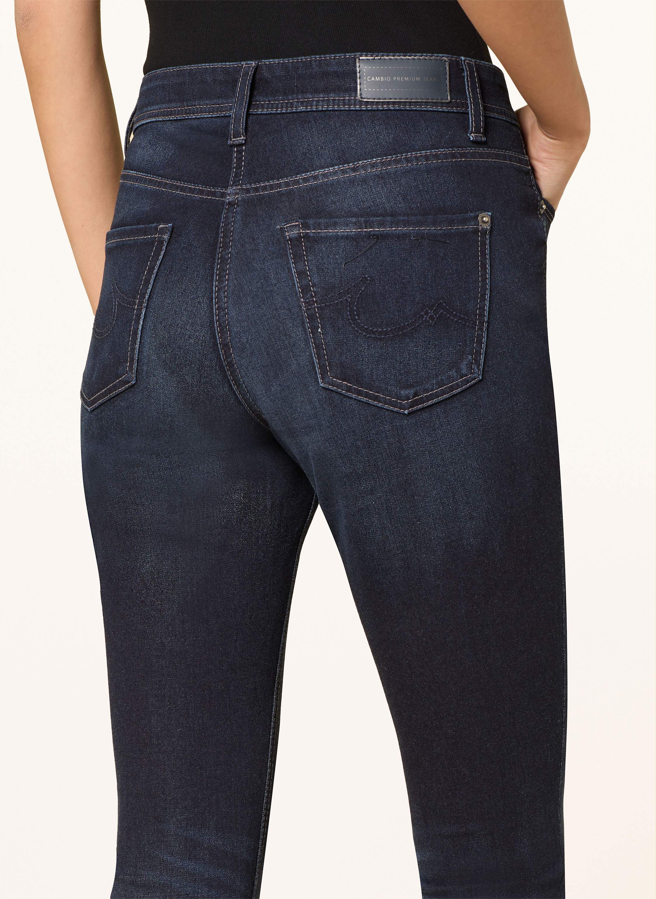 Thumbnail - Cambio Skinny Jeans Parla blau