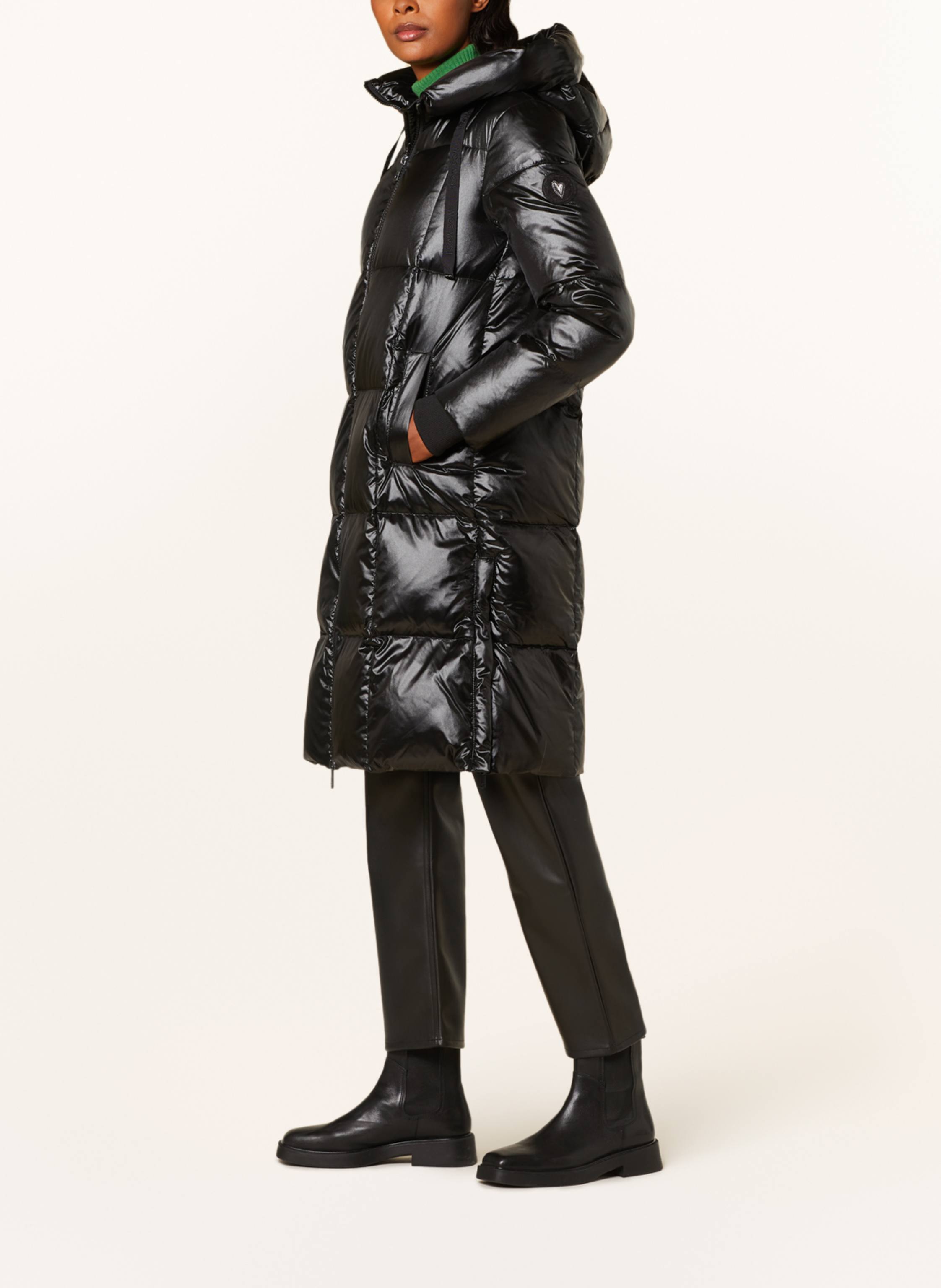 Thumbnail - Mos Mosh Daunenmantel Nova schwarz