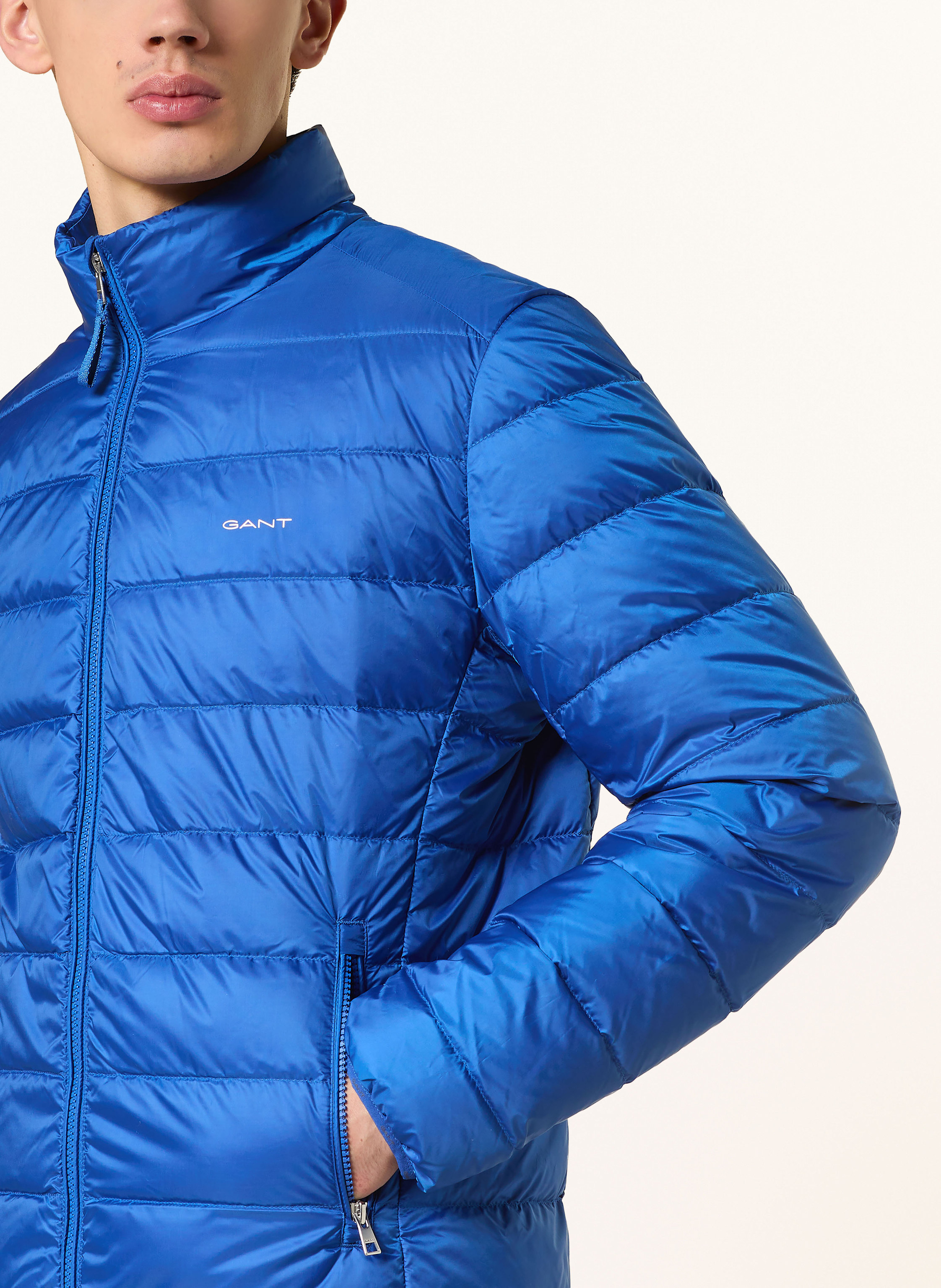 Thumbnail - Gant Lightweight-Daunenjacke blau