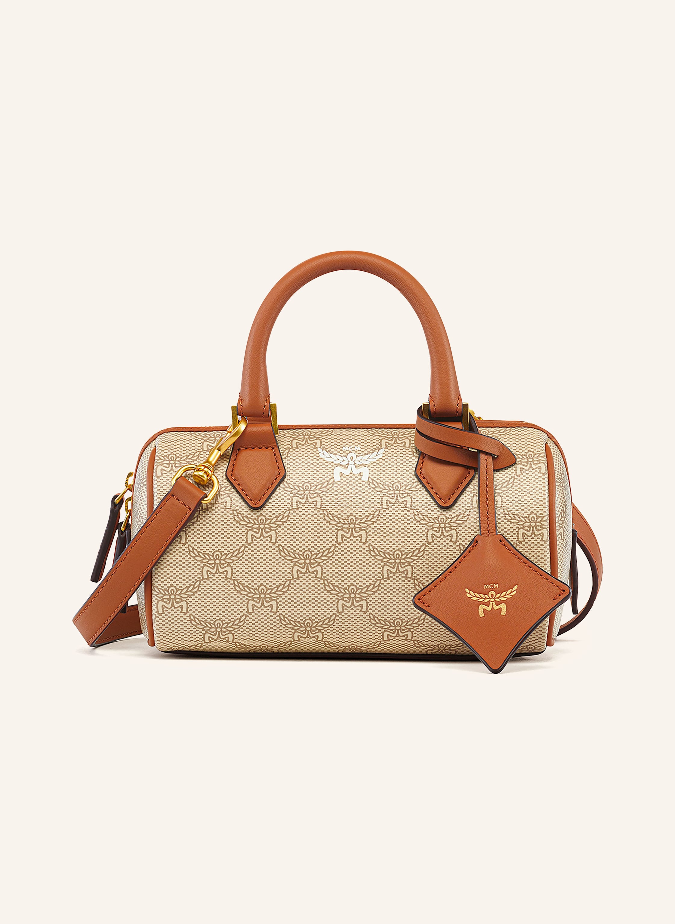 MCM Handtasche ELLA MINI in cognac creme