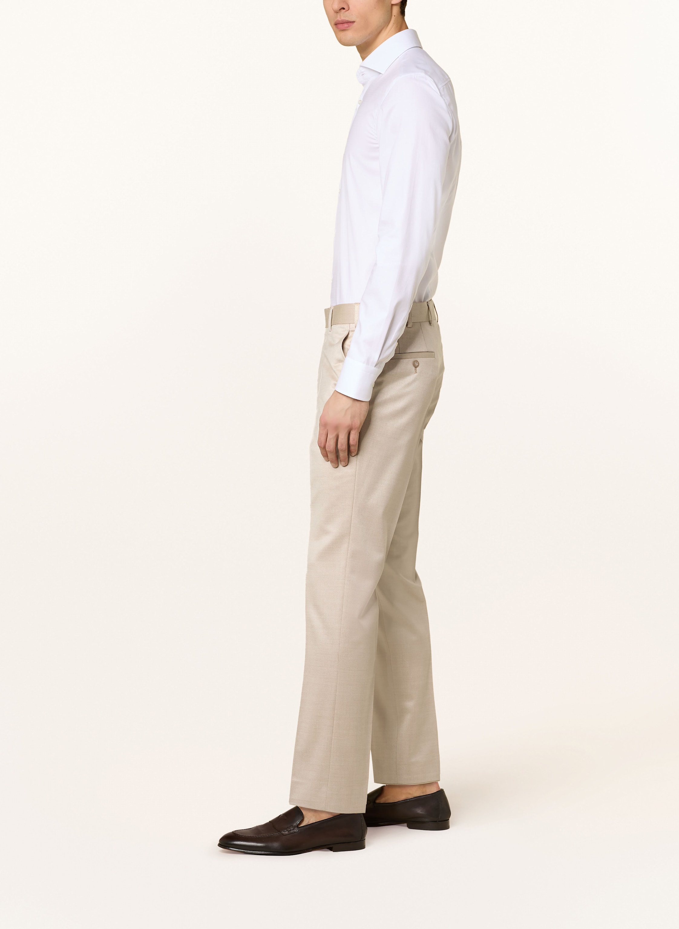 Thumbnail - Wilvorst Anzughose Slim Fit beige