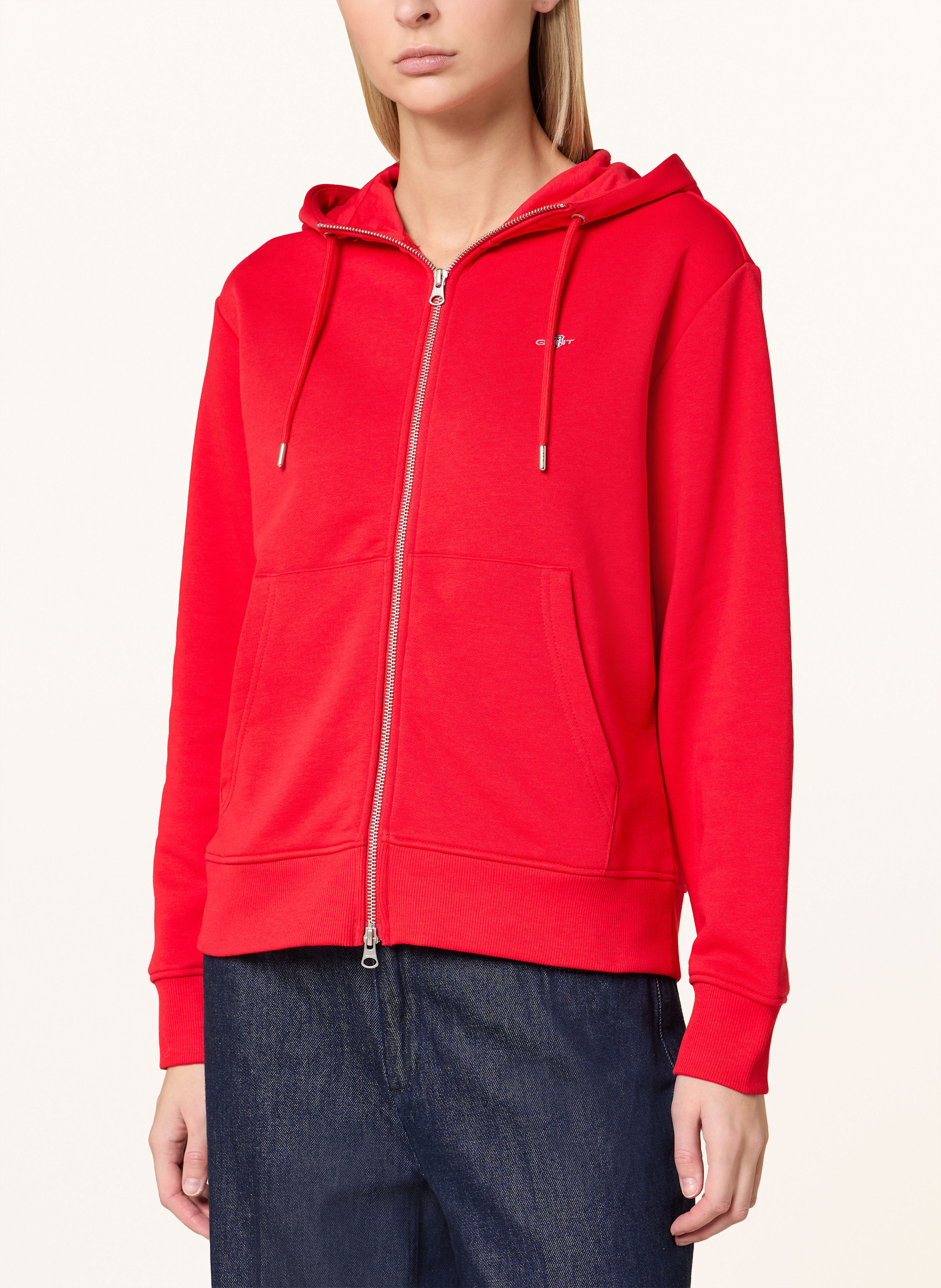 Thumbnail - Gant Sweatjacke rot
