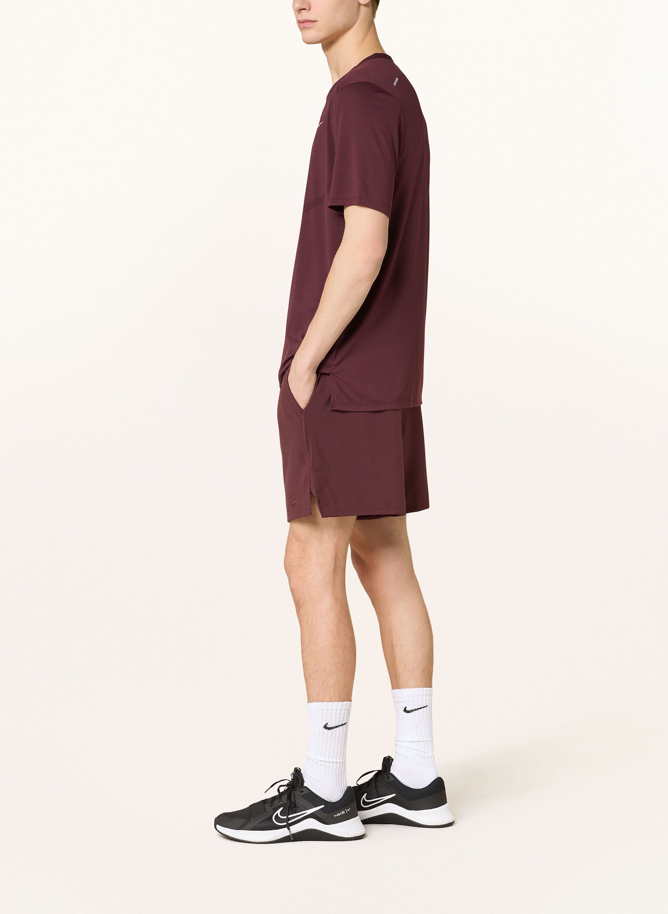 Thumbnail - Nike Trainingsshorts Dri-Fit Unlimited rot