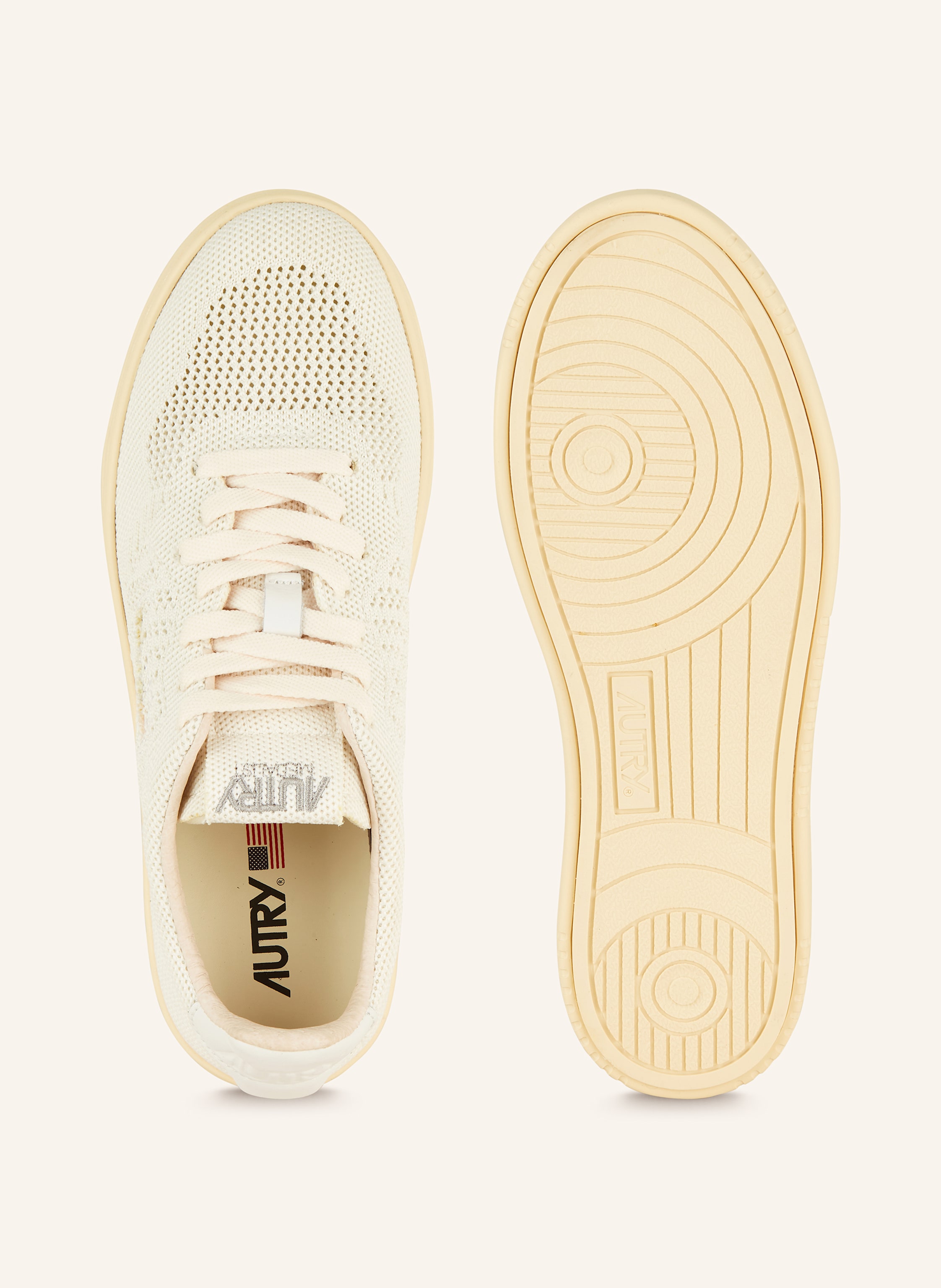 Thumbnail - Autry Sneaker Easeknit Low Kn weiss