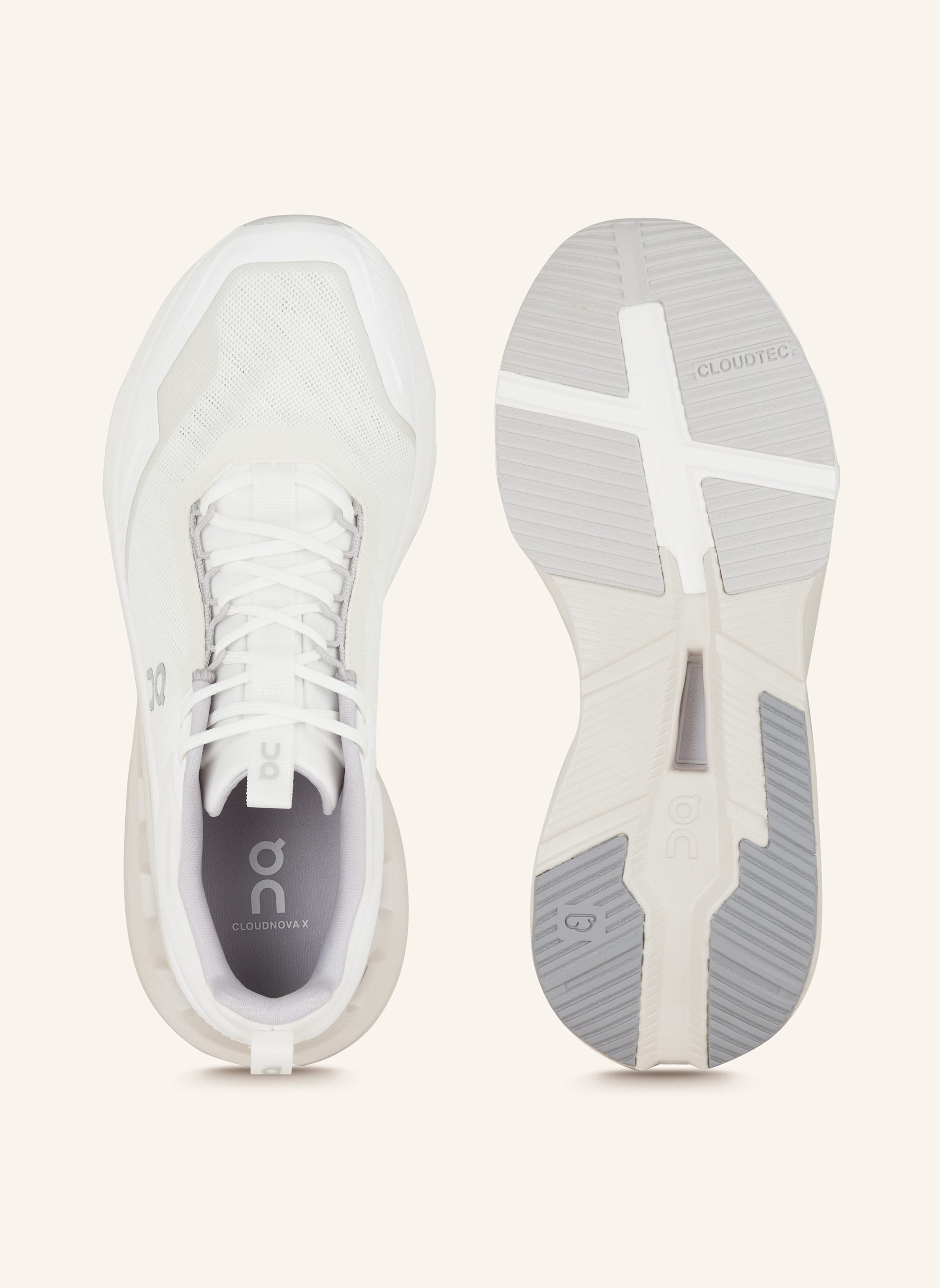 Thumbnail - On Fitnessschuhe Cloudnova X weiss