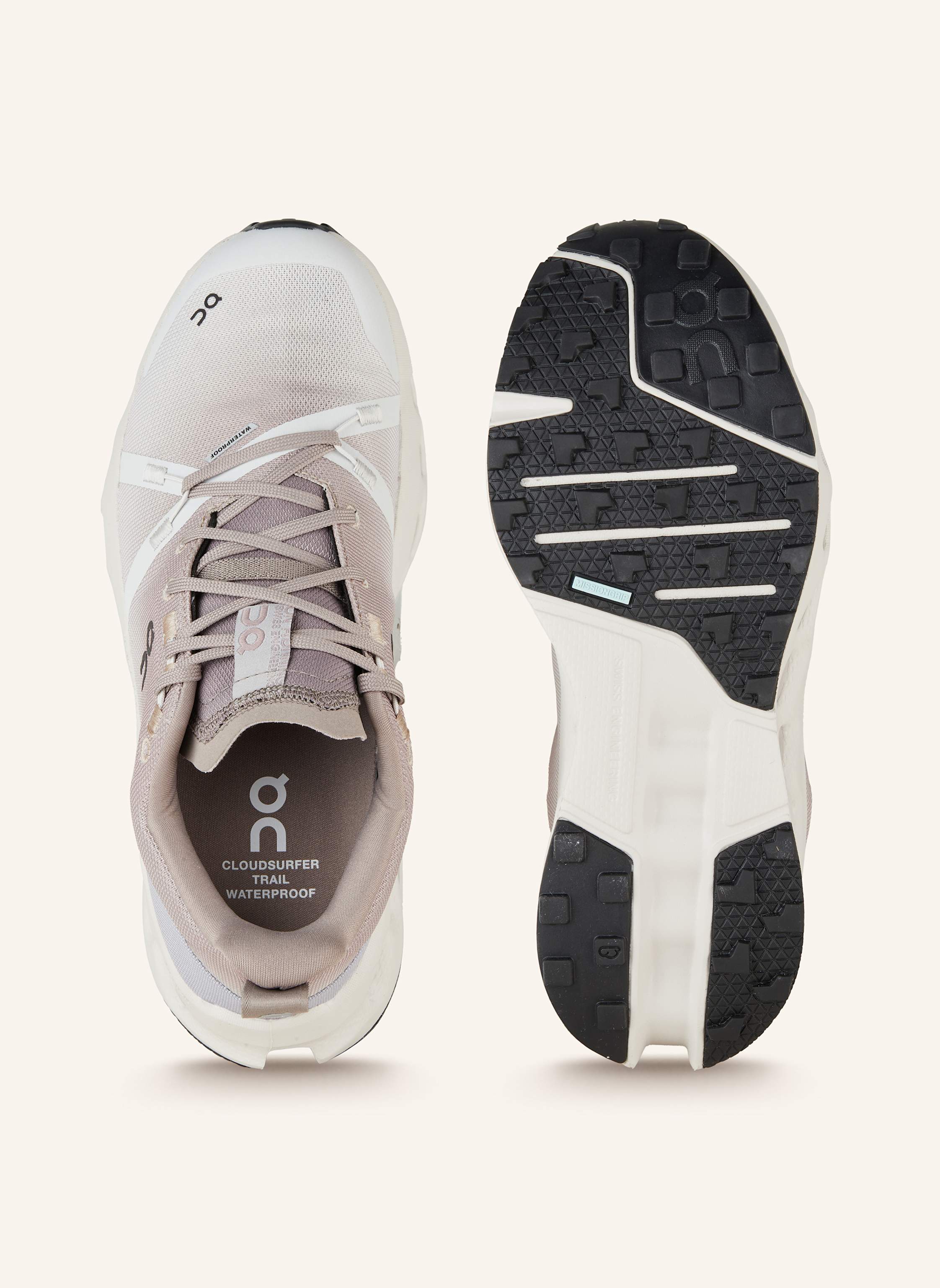 Thumbnail - On Trailrunning-Schuhe Cloudsurfer Trail Waterproof grau