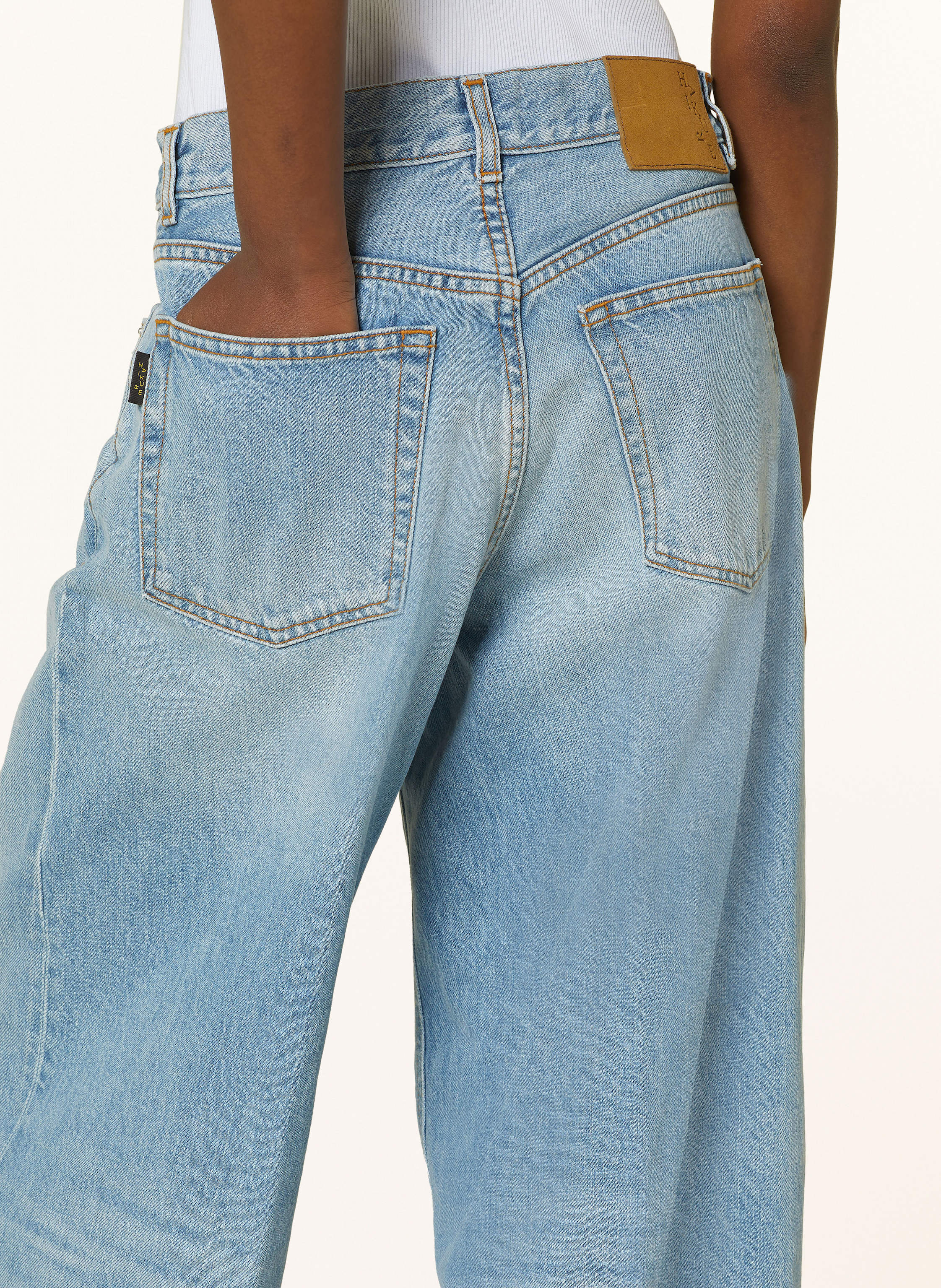 Thumbnail - Haikure Straight Jeans Bethany blau
