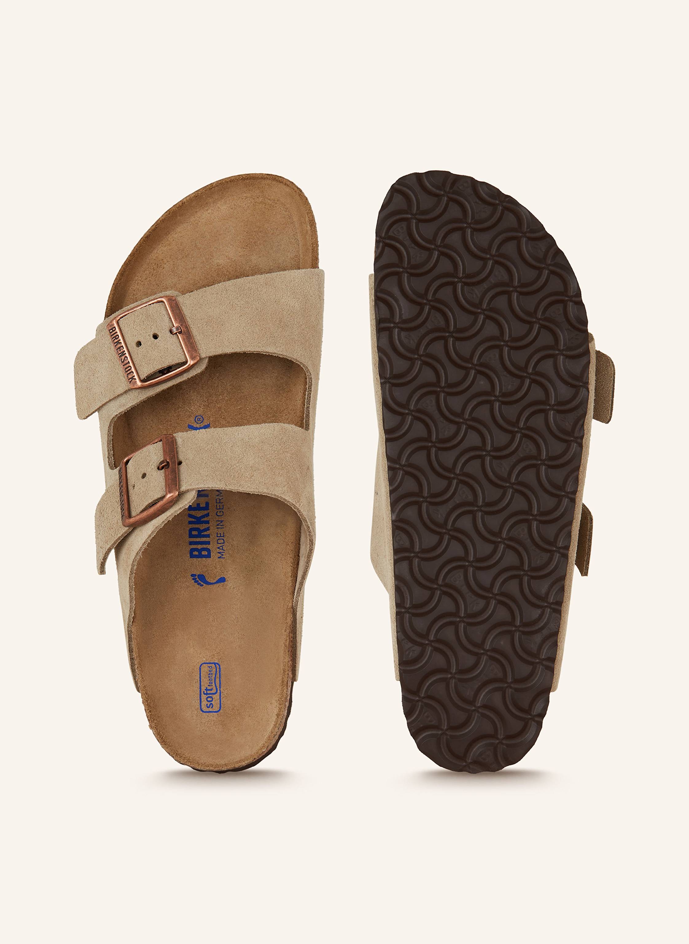 Thumbnail - Birkenstock Pantoletten Arizona beige