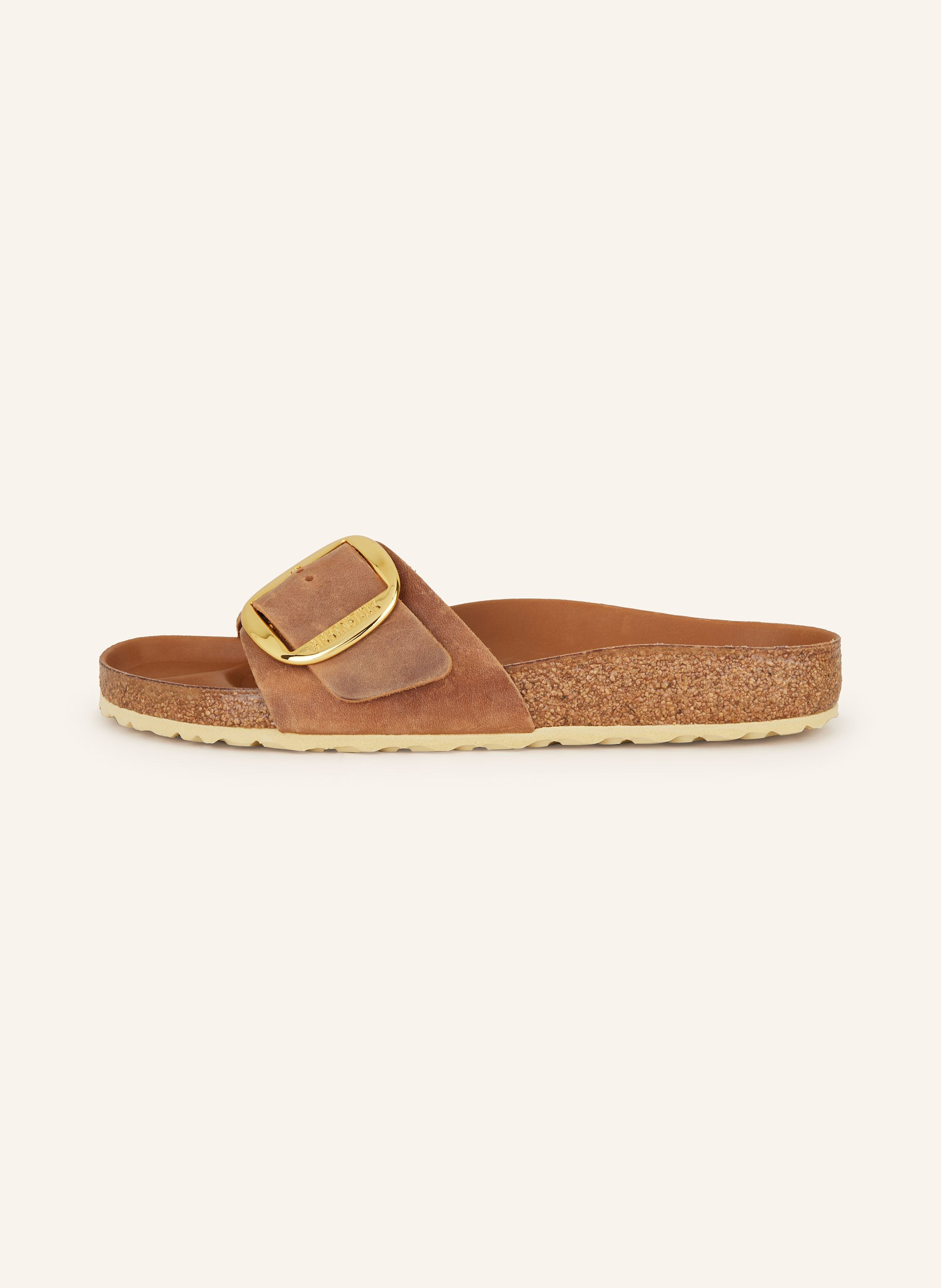 Thumbnail - Birkenstock Pantoletten Madrid Big Buckle braun