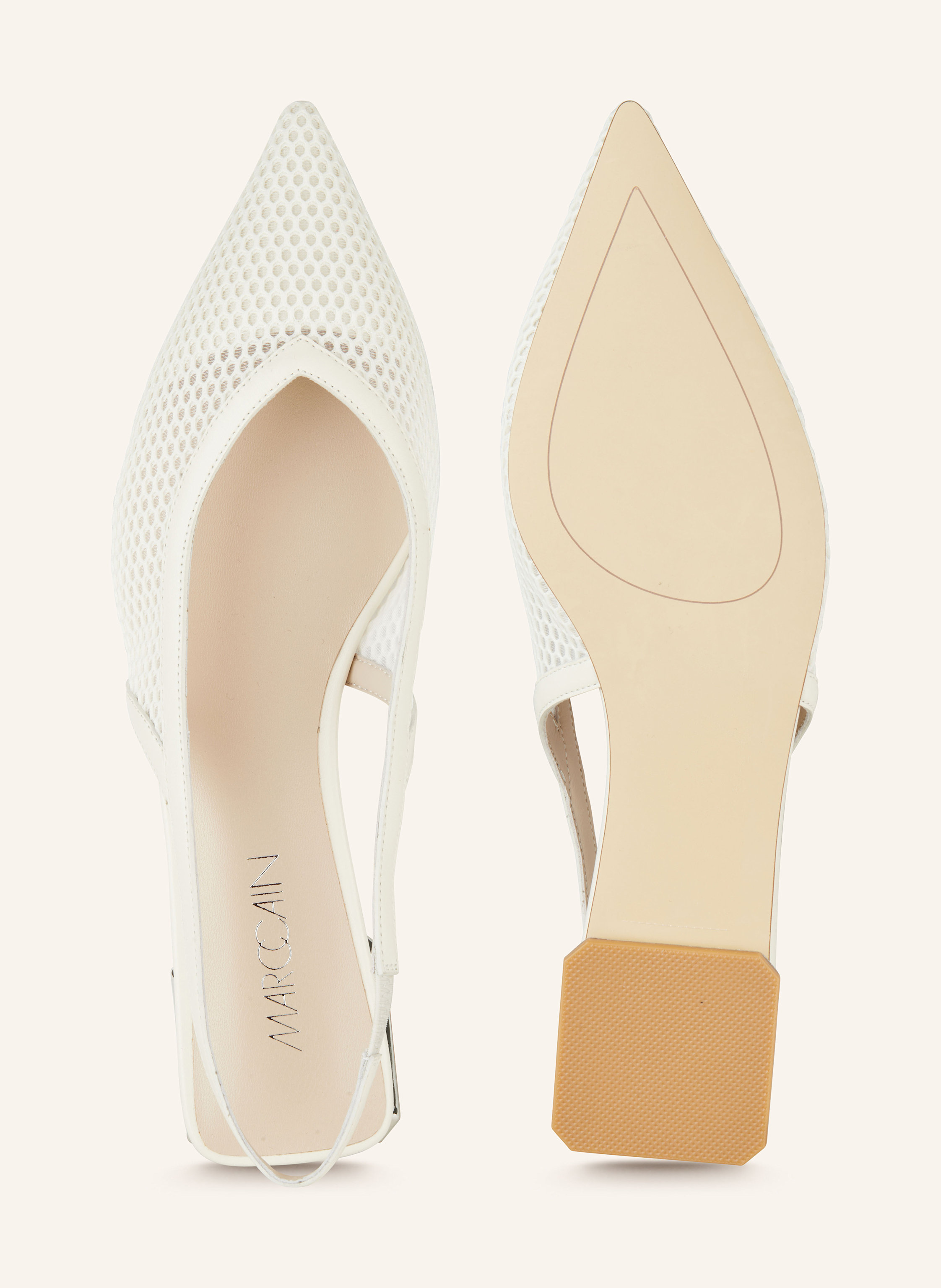 Thumbnail - Marc Cain Slingballerinas weiss