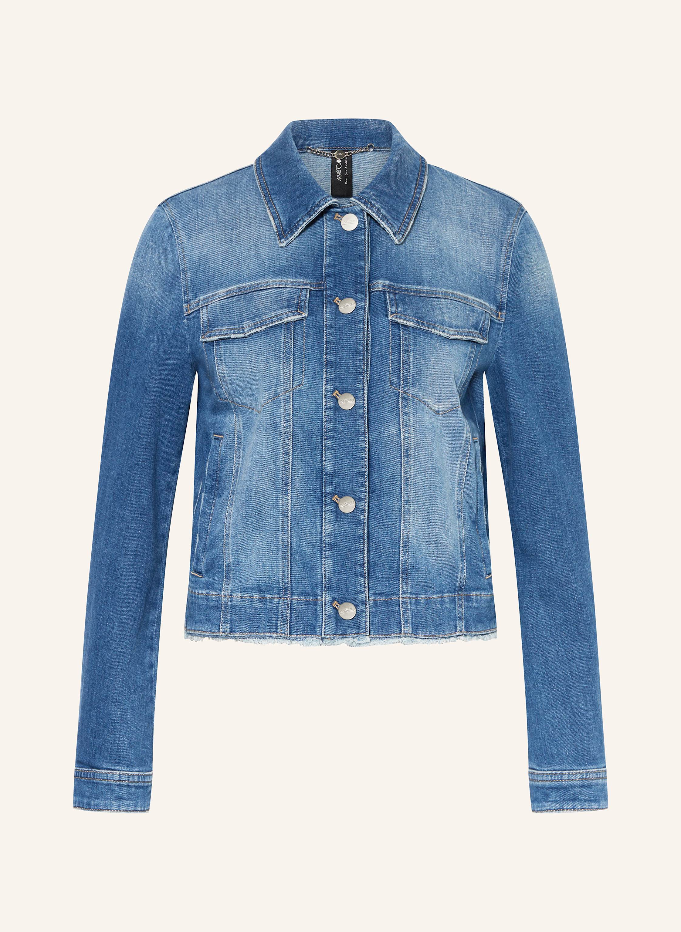 Marc Cain Collections Vintage Blue Denim Jacket VC 31.04 D08 COL 352