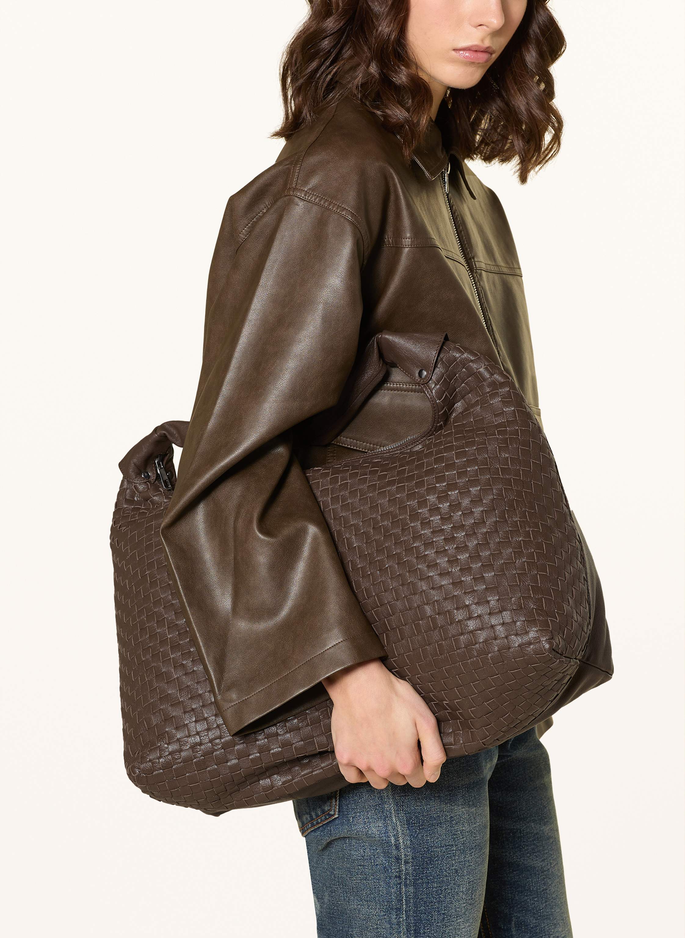 Thumbnail - Núnoo Hobo-Bag Maxi Dandy braun