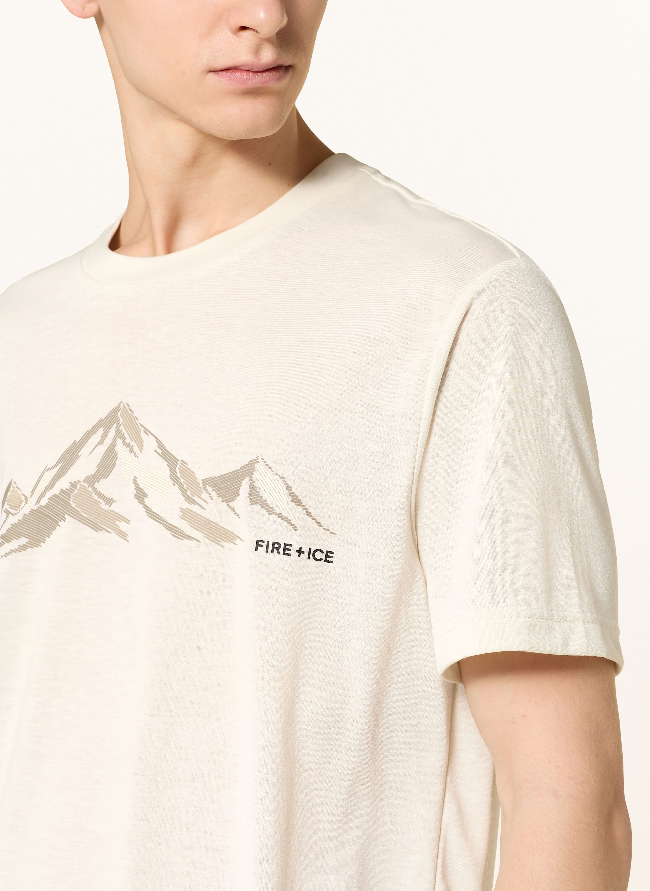 Thumbnail - Fire+Ice T-Shirt beige