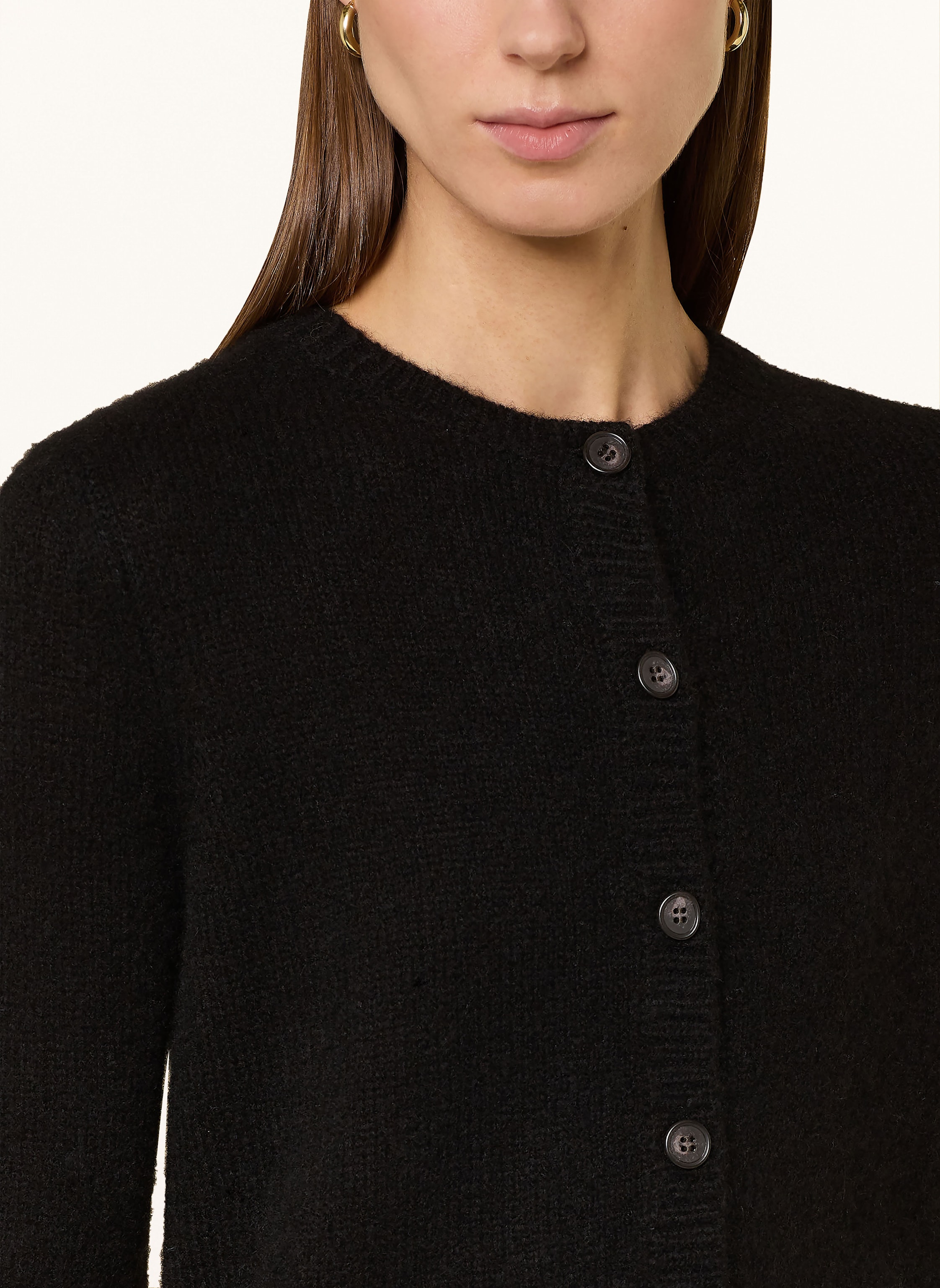 Thumbnail - Lisa Yang Strickjacke Felicia Mit Cashmere schwarz