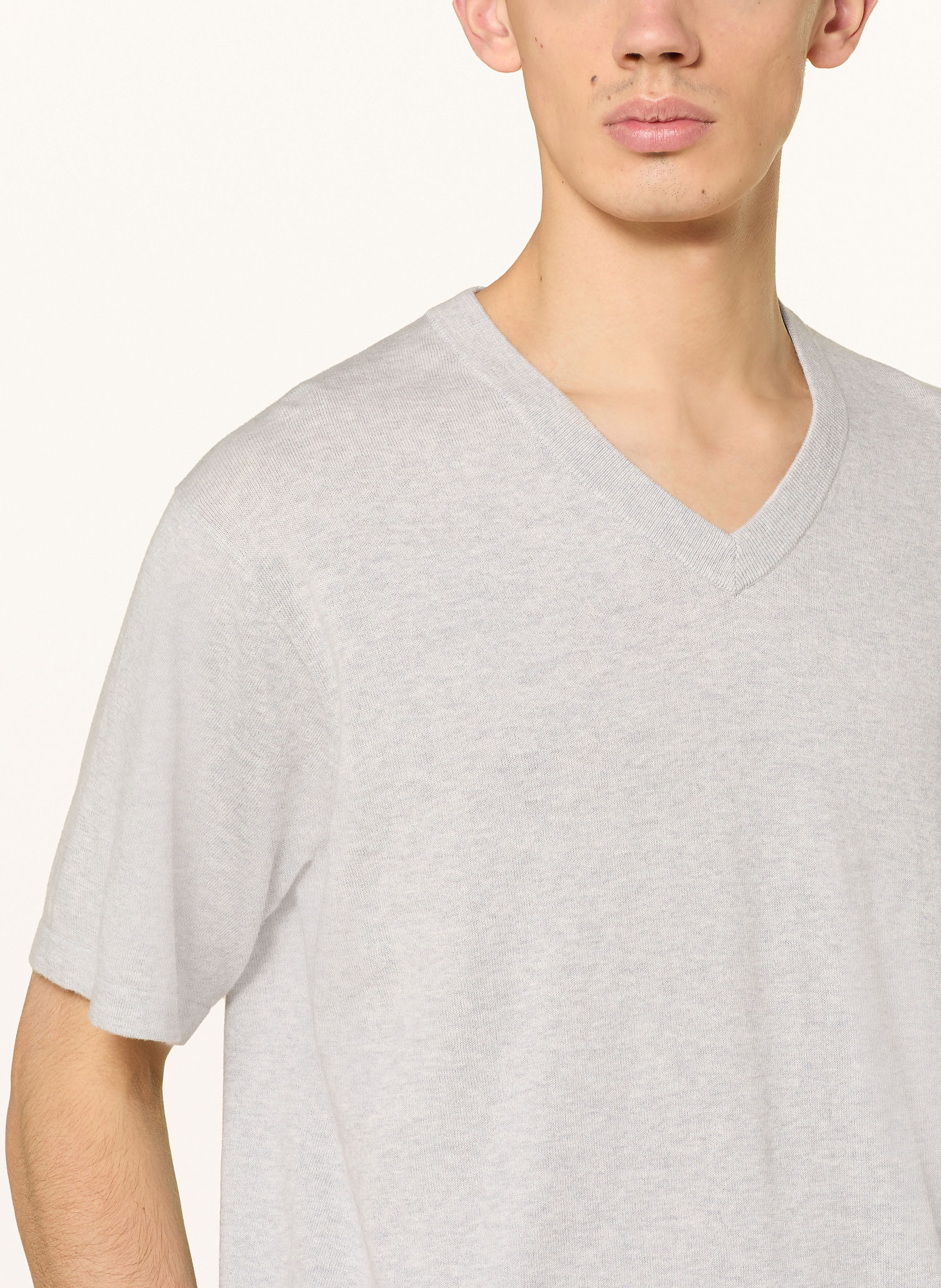 Thumbnail - Lisa Yang Strickshirt Brayden Mit Cashmere grau