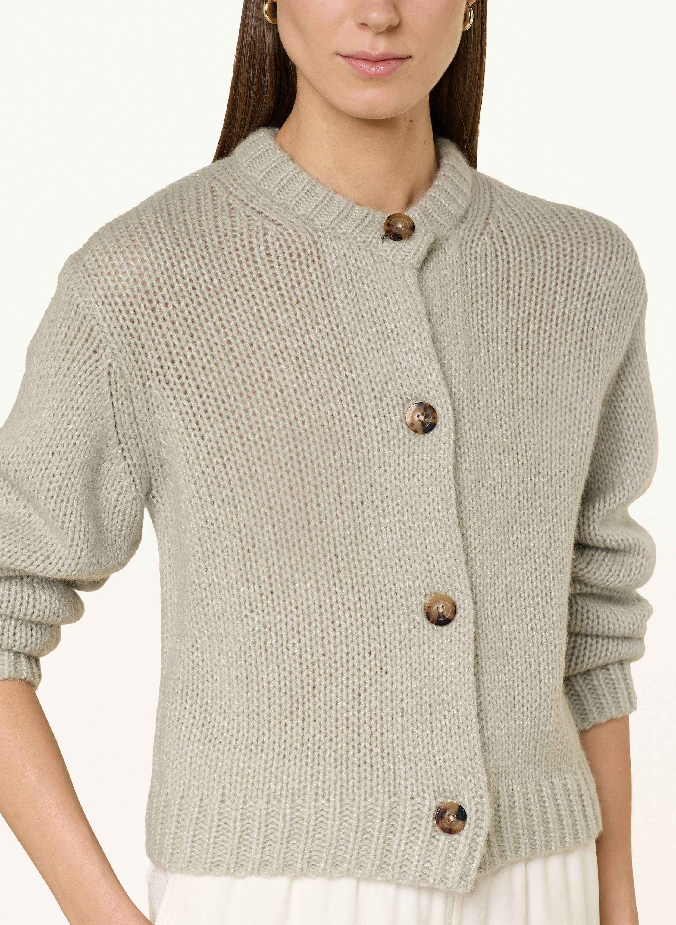 Thumbnail - Sminfinity Strickjacke Mit Cashmere gruen