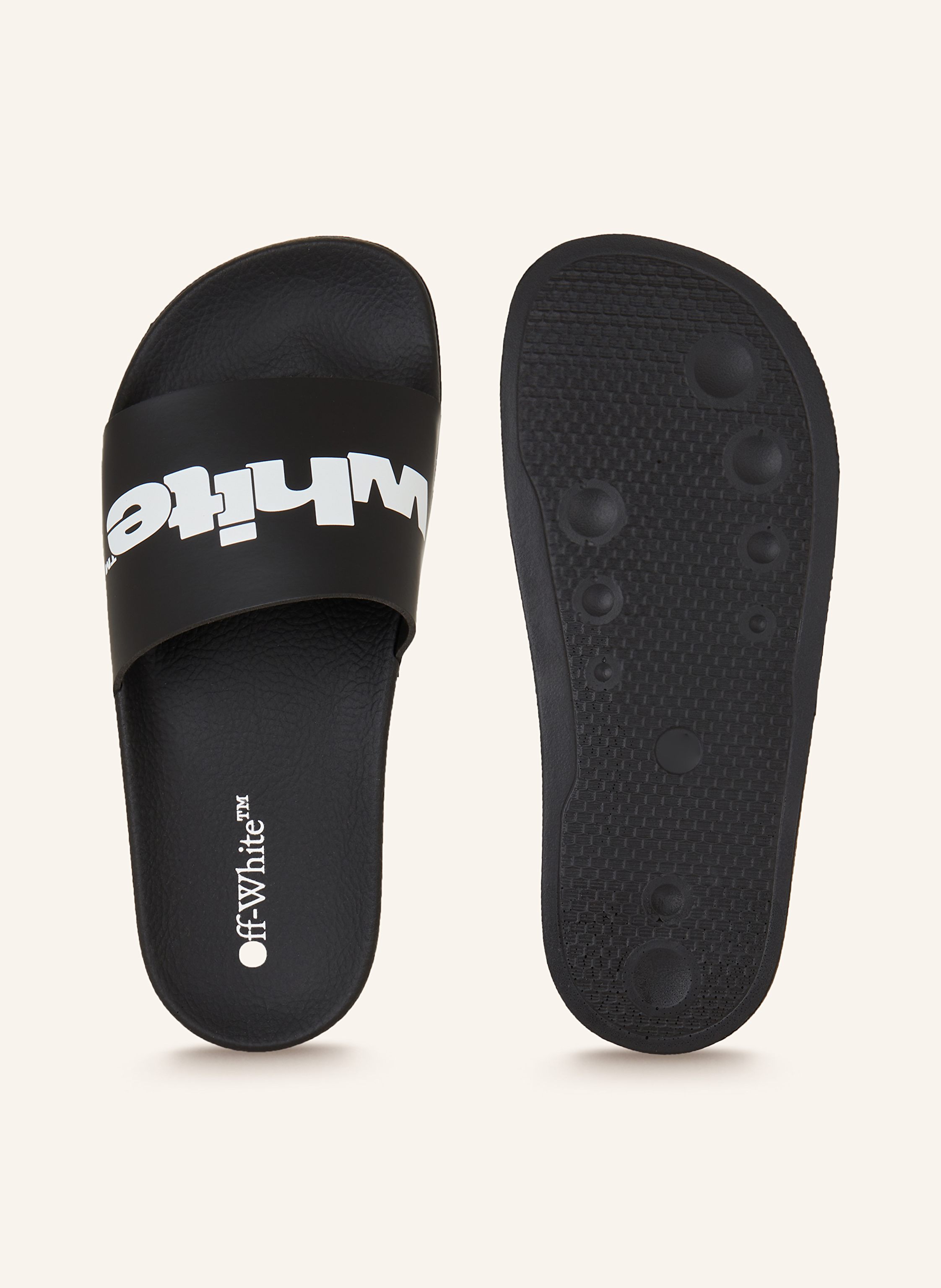 Thumbnail - Off-White Pantoletten schwarz