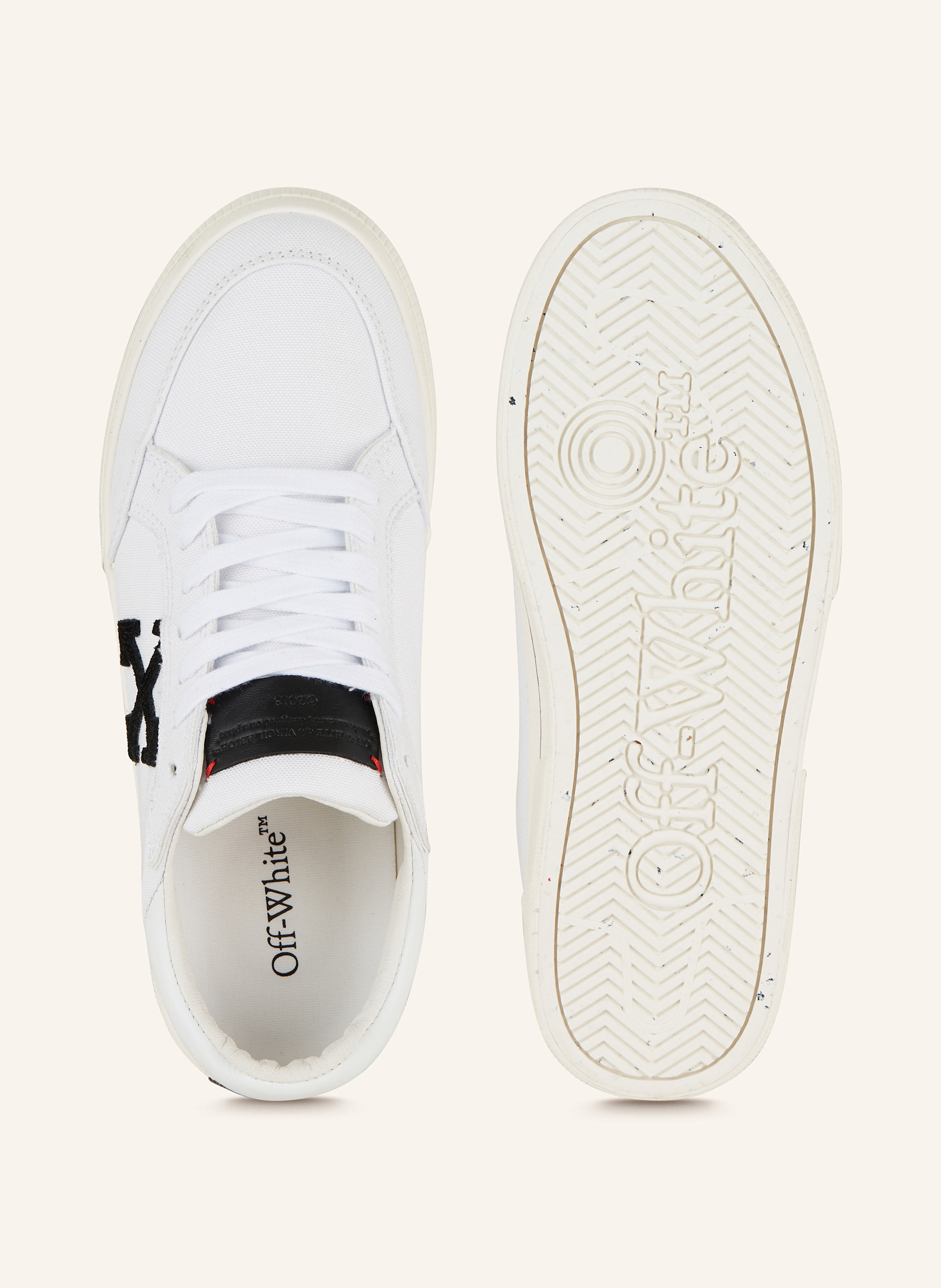 Thumbnail - Off-White Sneaker New Low Vulcanized weiss