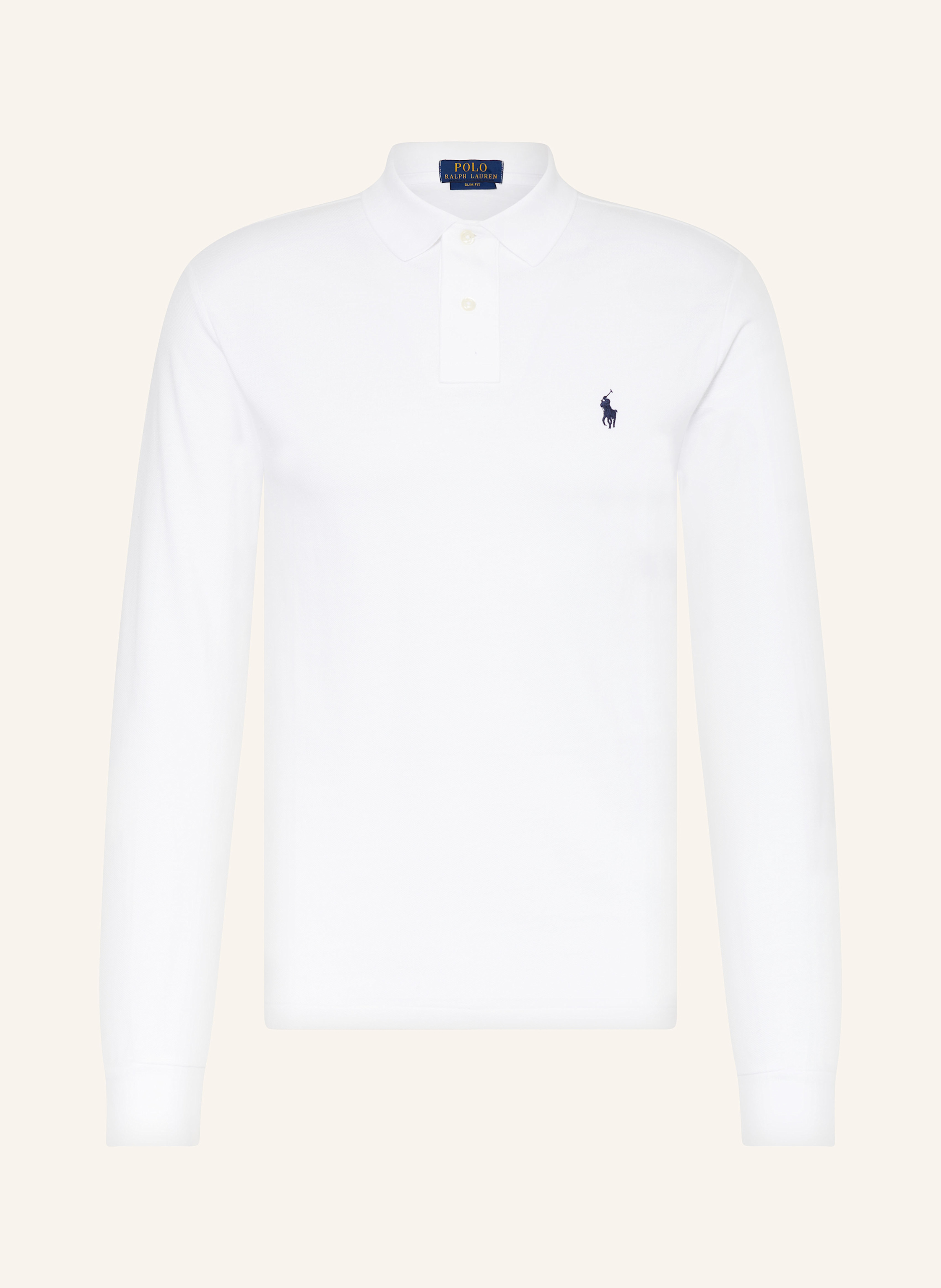 Ralph lauren slim fit polo t shirt white 2025