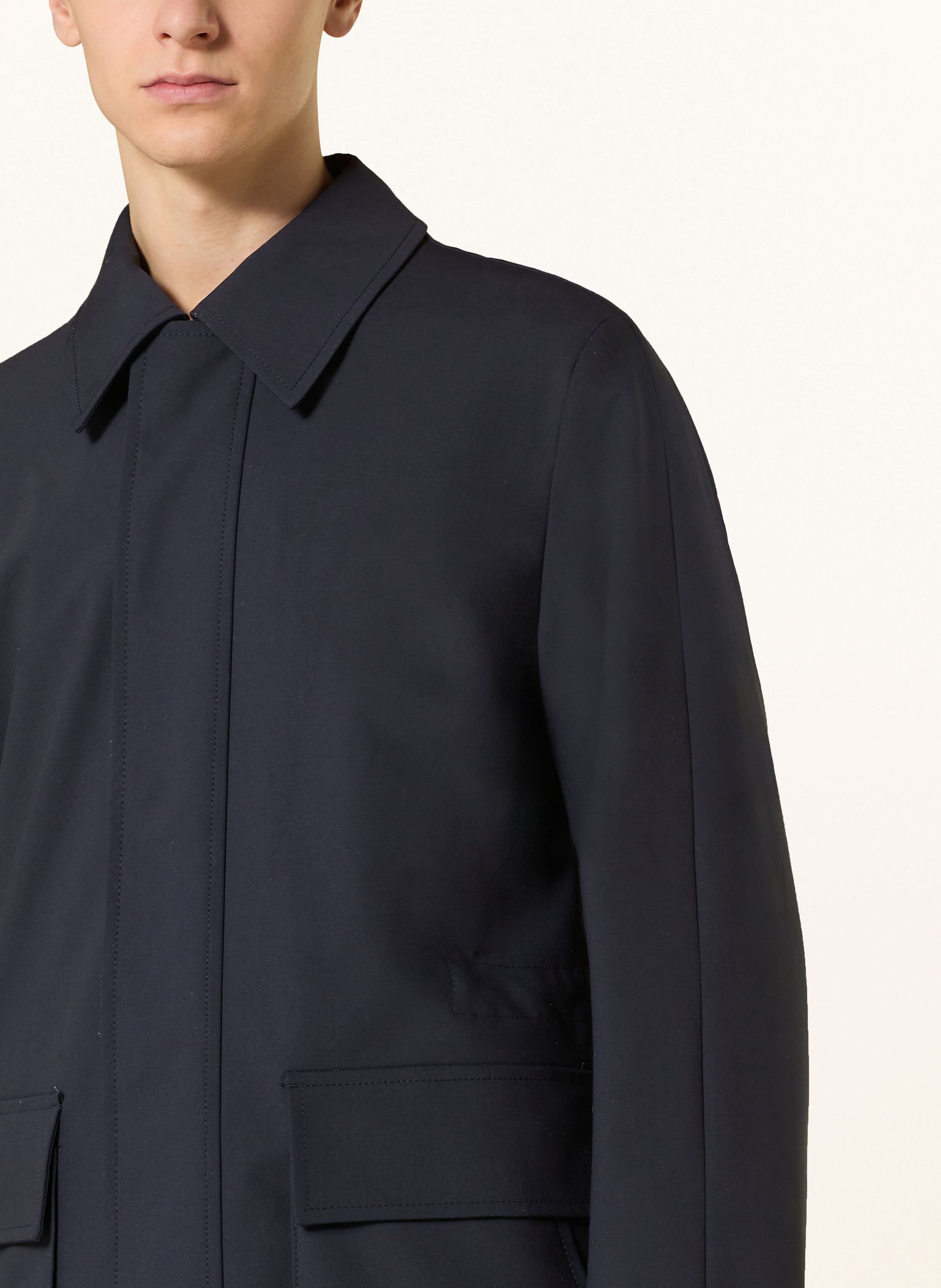 Thumbnail - Boss Mantel Coxtan blau