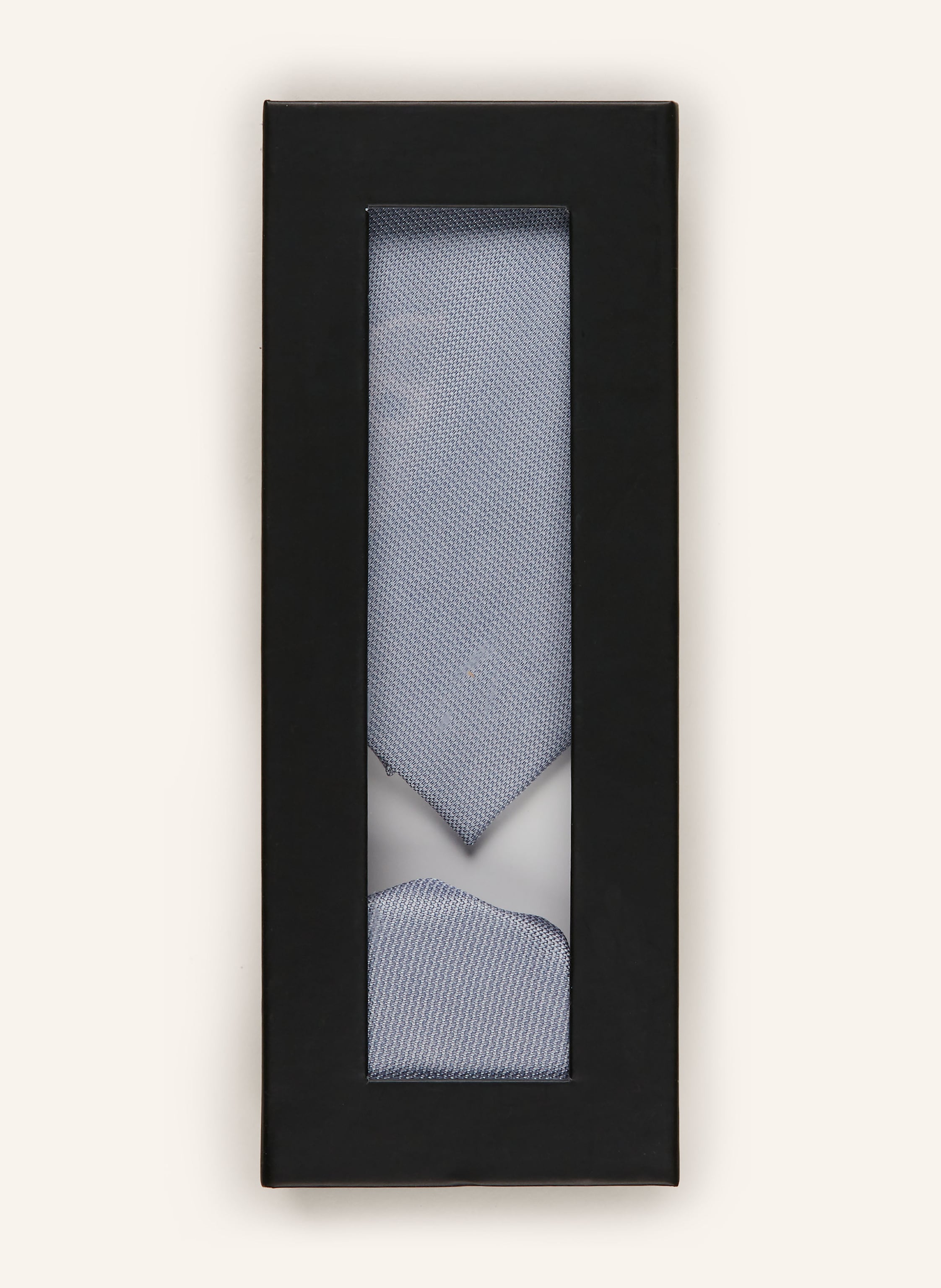 Thumbnail - Paul Set: Krawatte Und Einstecktuch blau