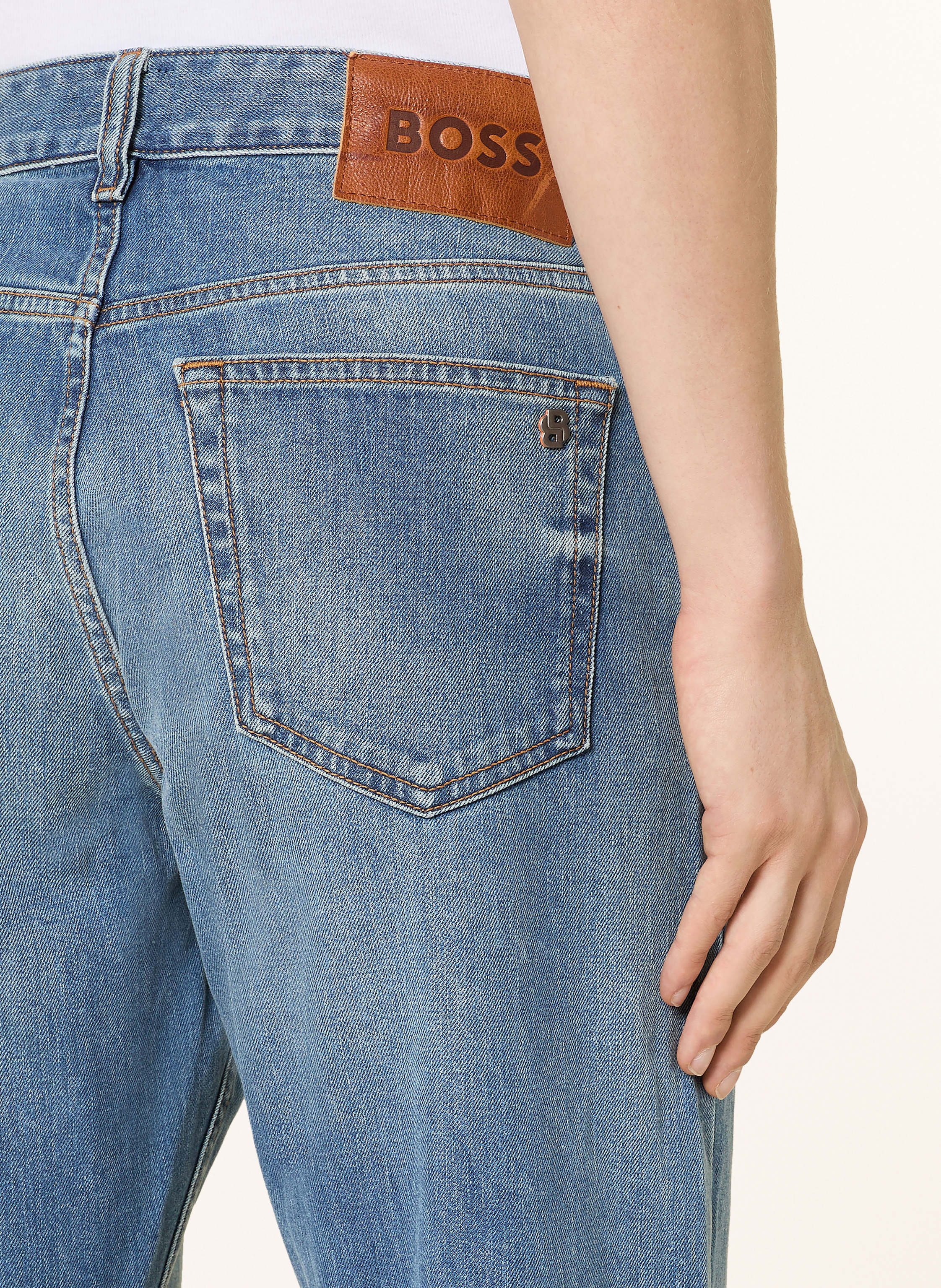 Thumbnail - Boss Jeans Troy Selvedge Regular Tapered Fit blau