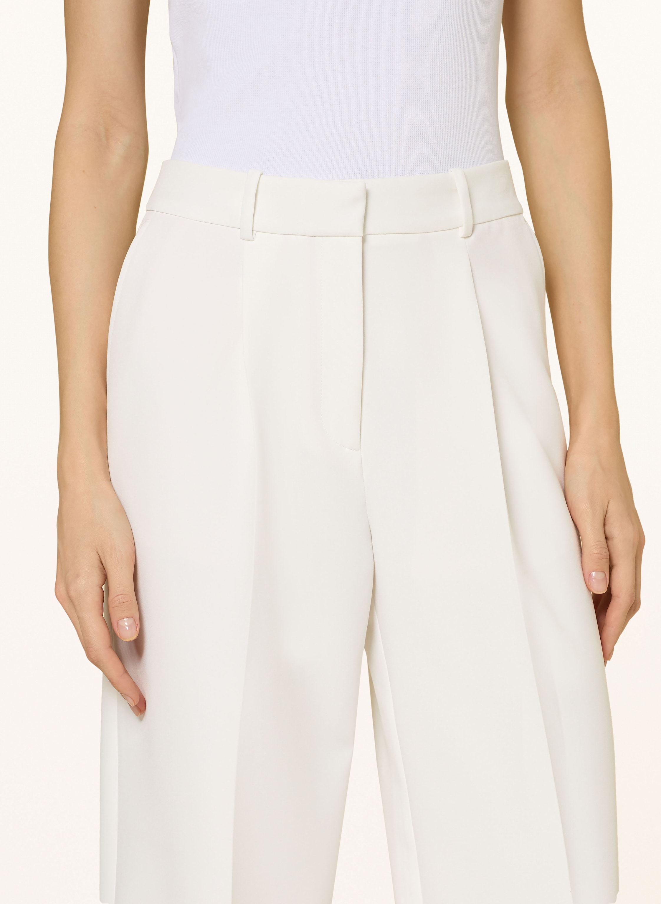 Thumbnail - Boss Marlenehose Tiwi weiss