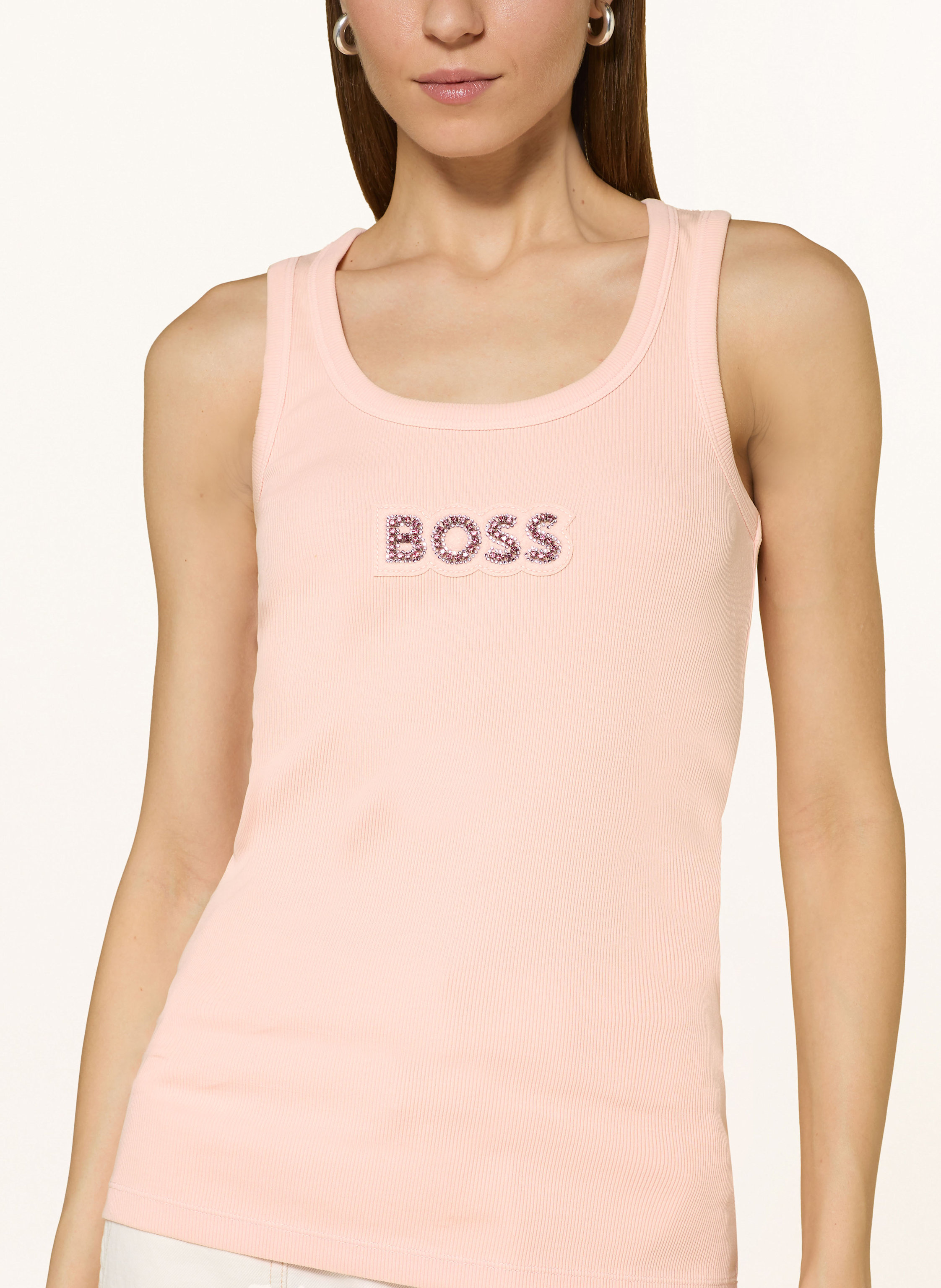 Thumbnail - Boss Top Ematite Mit Schmucksteinen rosa