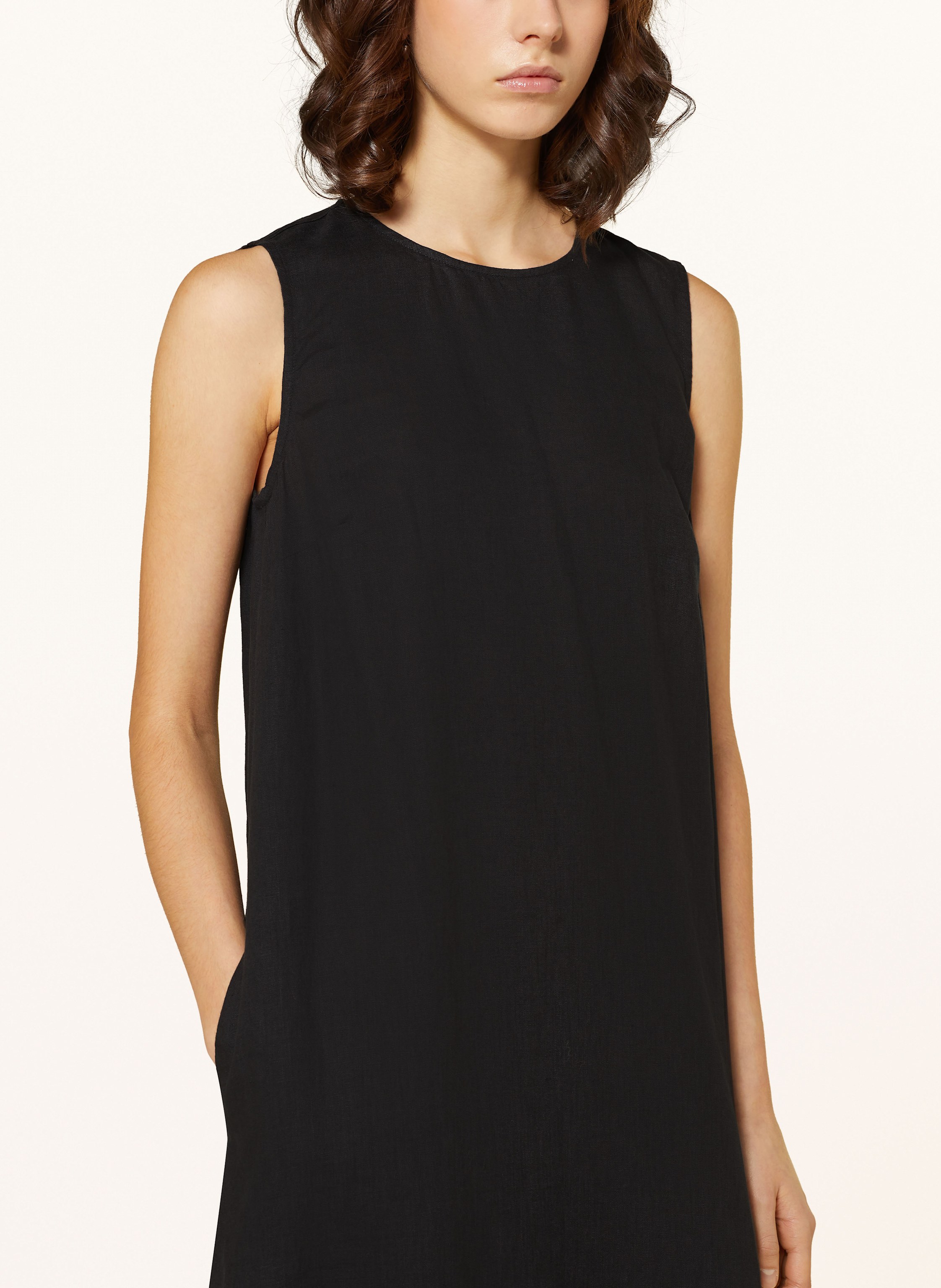 Thumbnail - Mrs & Hugs Leinenkleid schwarz