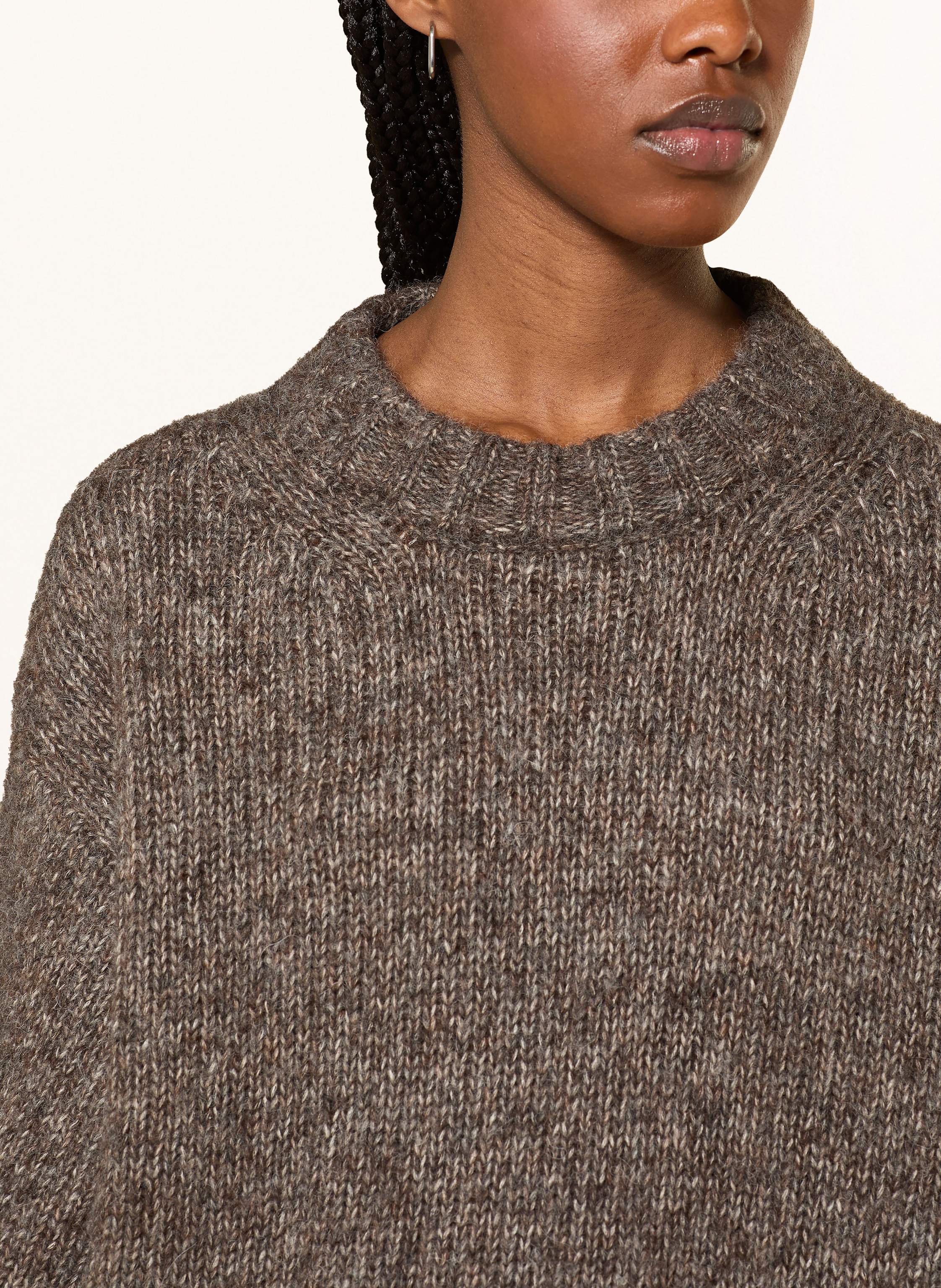 Thumbnail - Mrs & Hugs Pullover Mit Alpaka braun