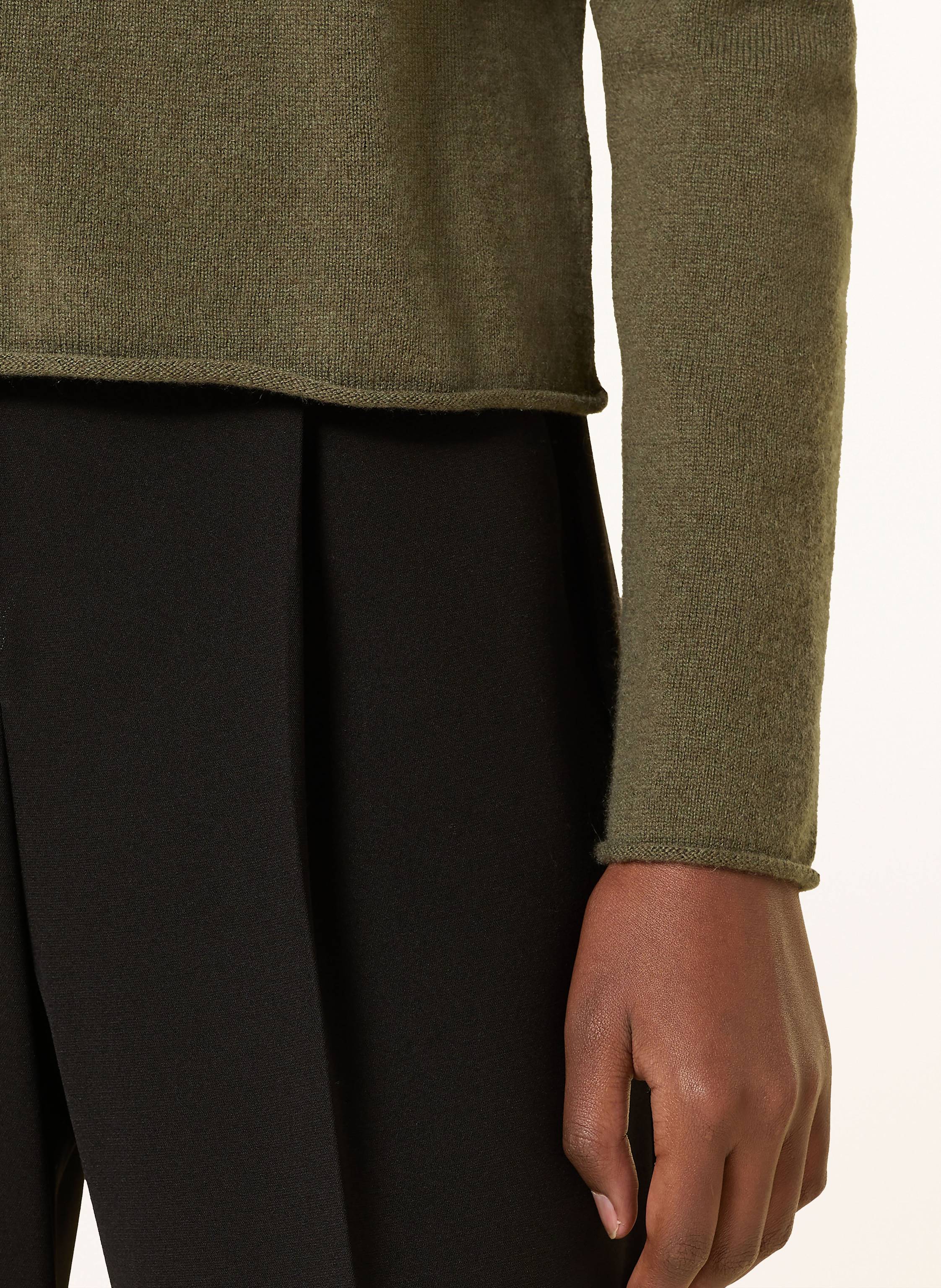 Mrs & Hugs Cashmere-Pullover gruen – Bild 2