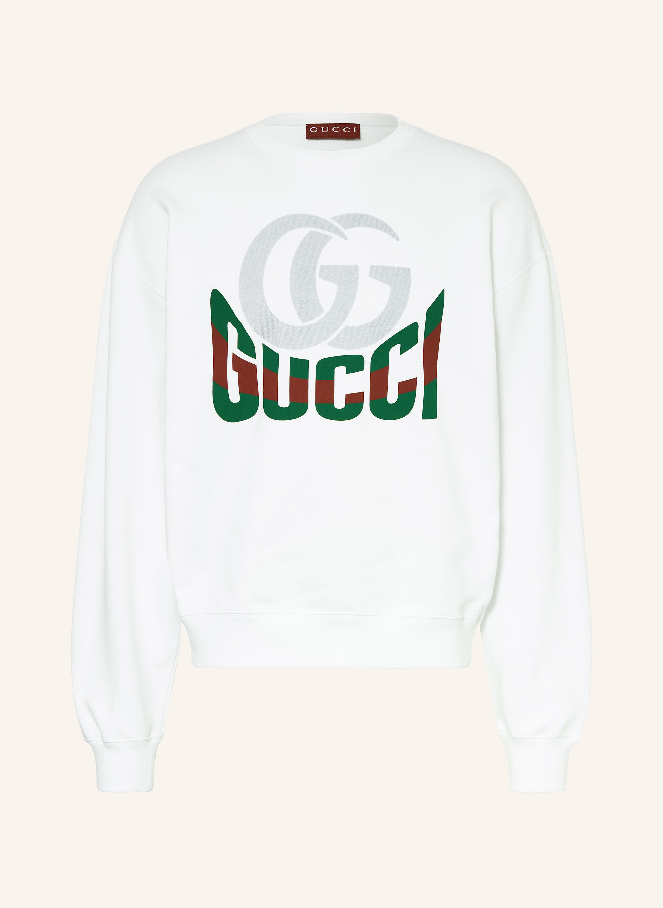 White gucci sweatshirt top