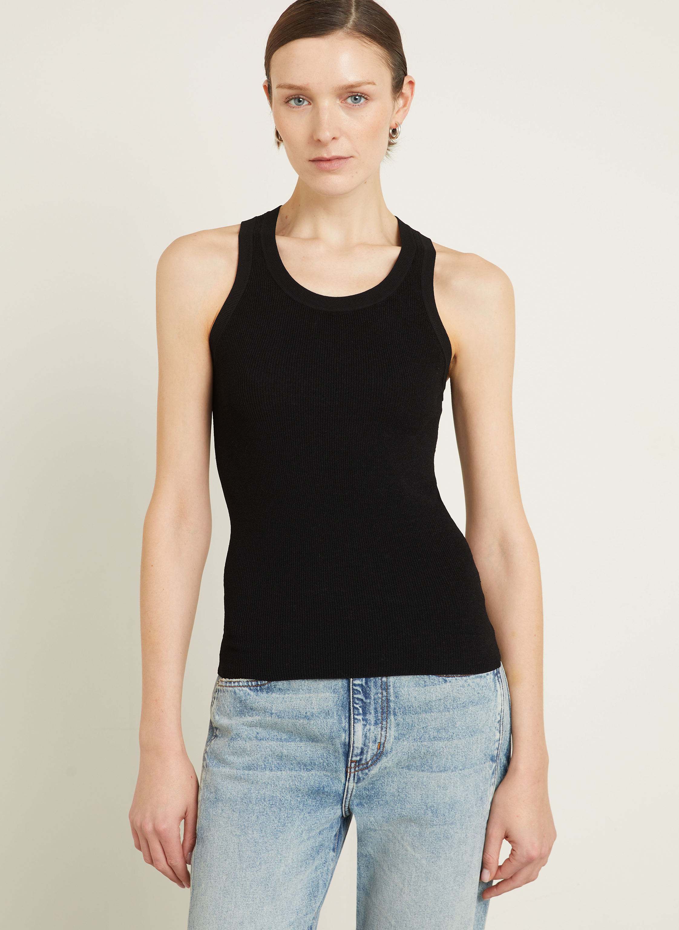 Thumbnail - Proenza Schouler Strick-Top Roberts schwarz