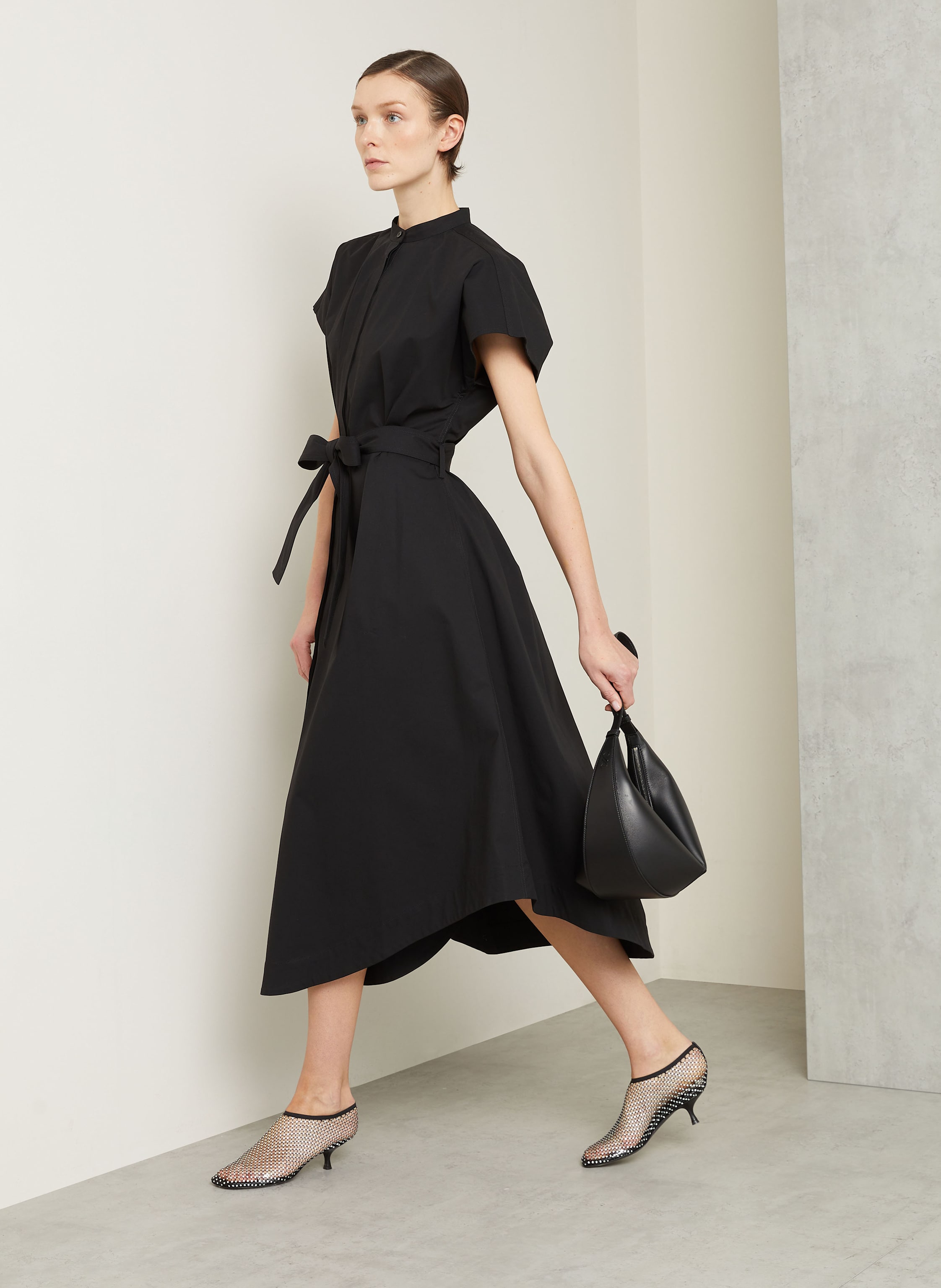 Thumbnail - Proenza Schouler Kleid Walker schwarz