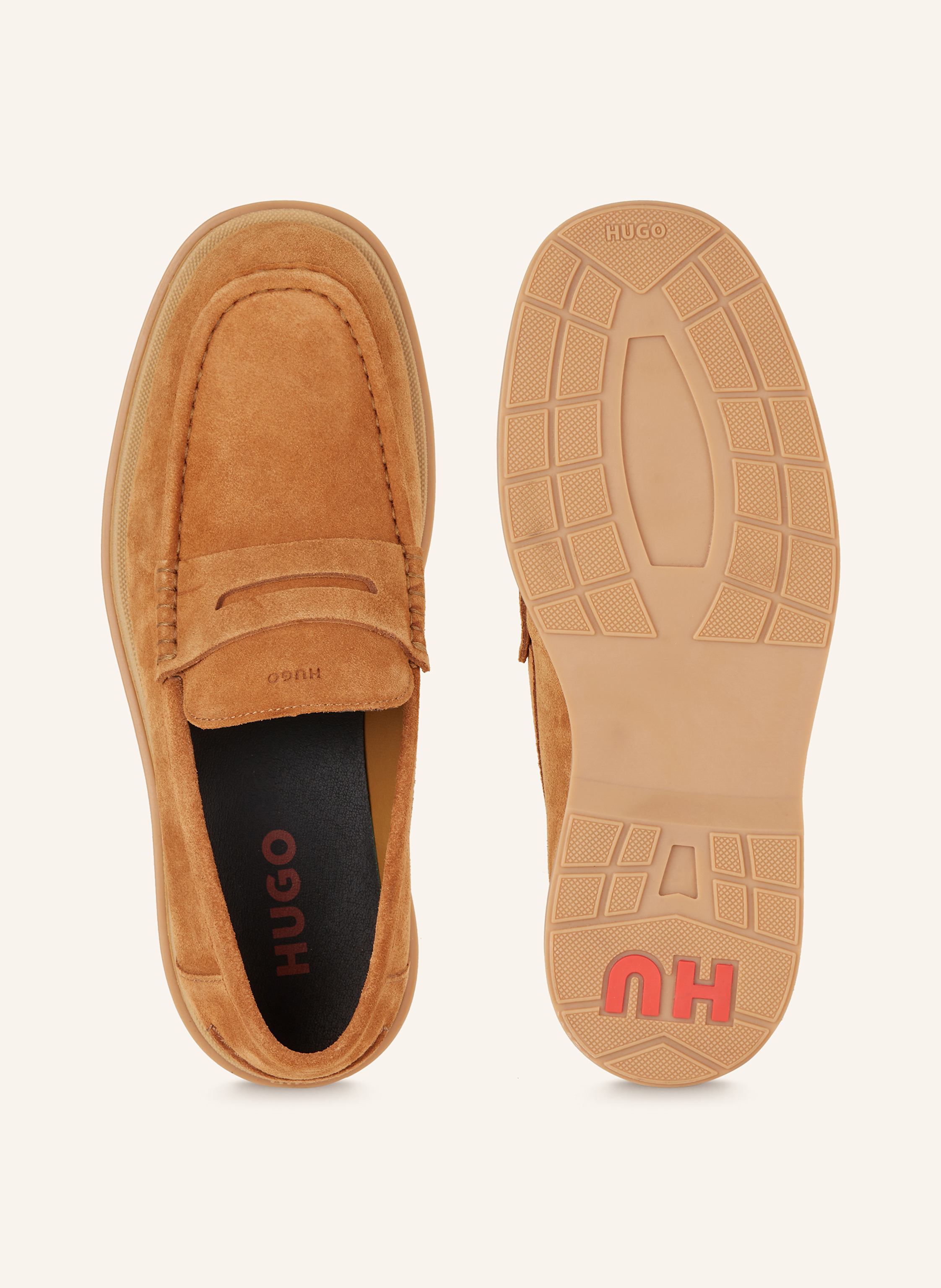 Thumbnail - Hugo Penny-Loafer Chaol beige