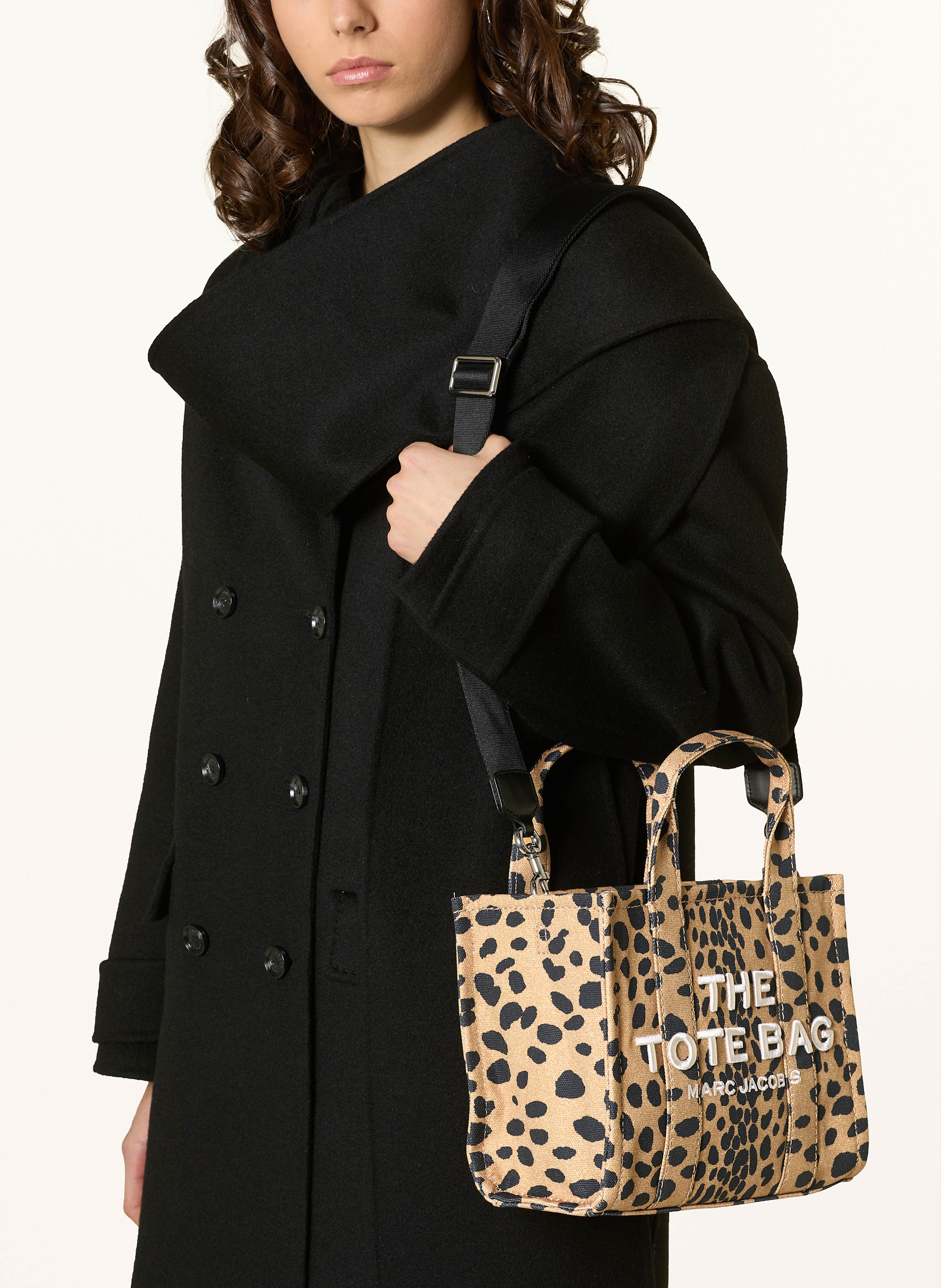 Thumbnail - Marc Jacobs Umhängetasche The Small Tote Bag braun