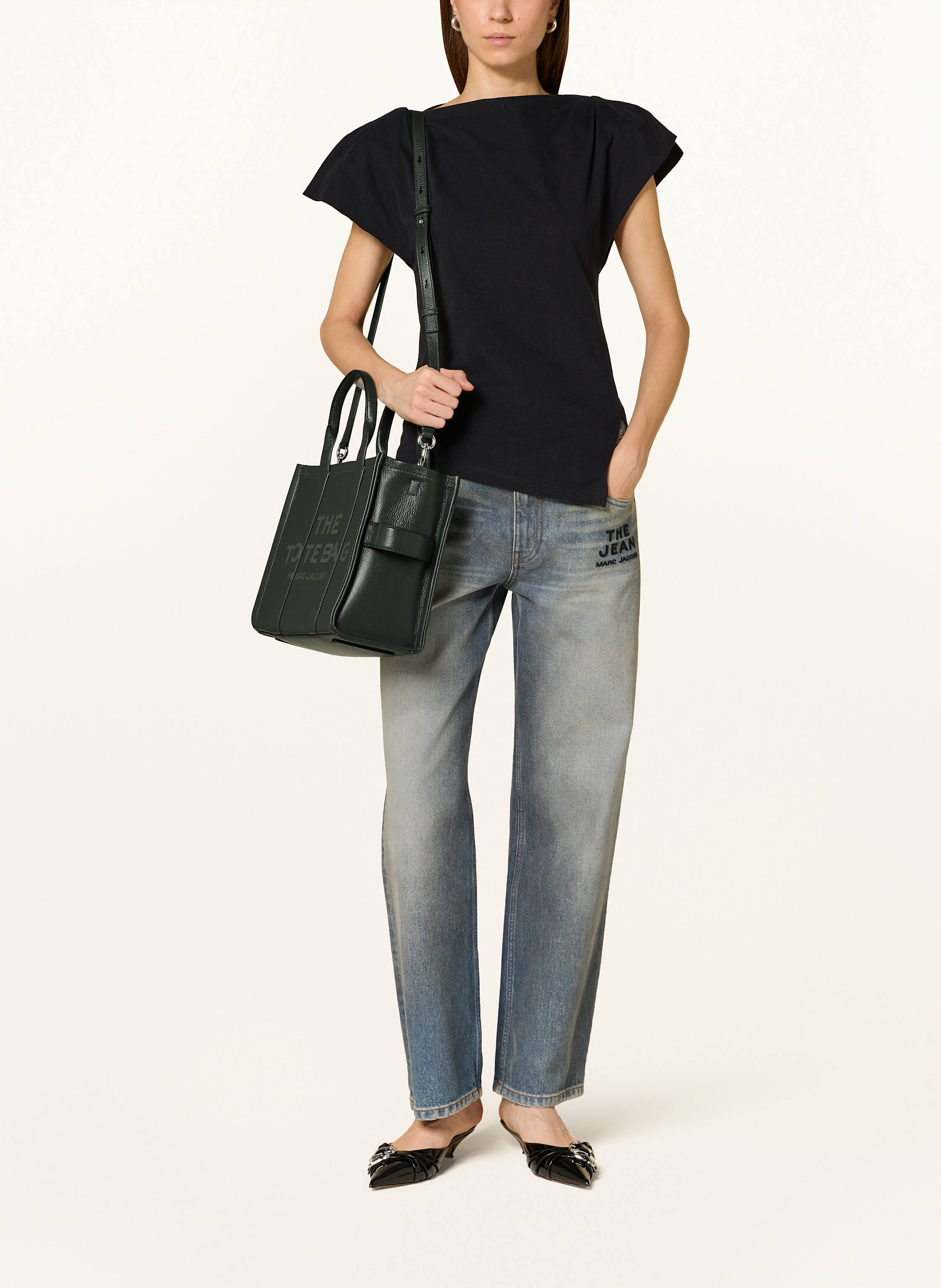 Thumbnail - Marc Jacobs Shopper The Medium Tote Bag gruen