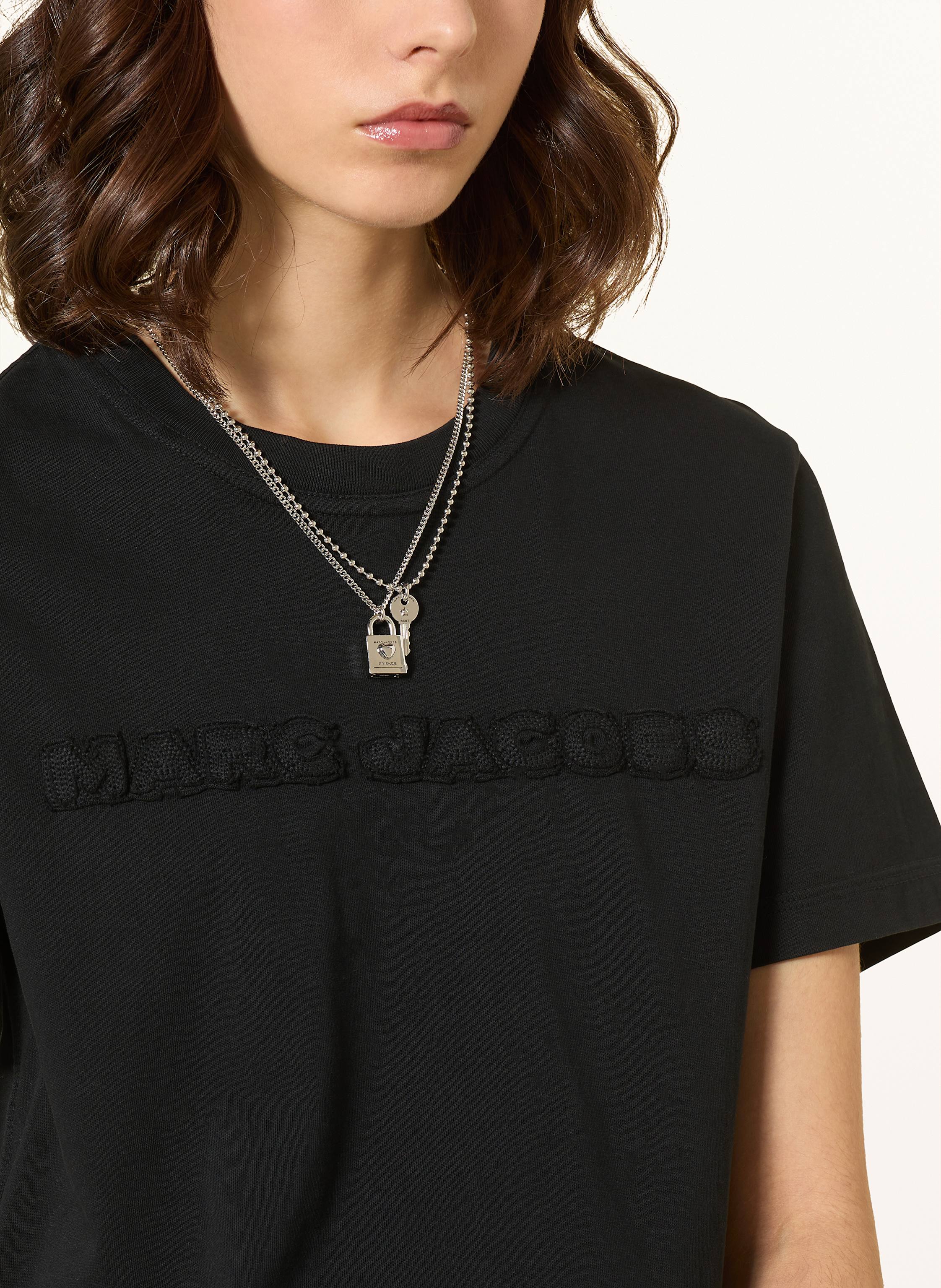 Thumbnail - Marc Jacobs Freundschaftsketten Friendship Padlock Necklace silber