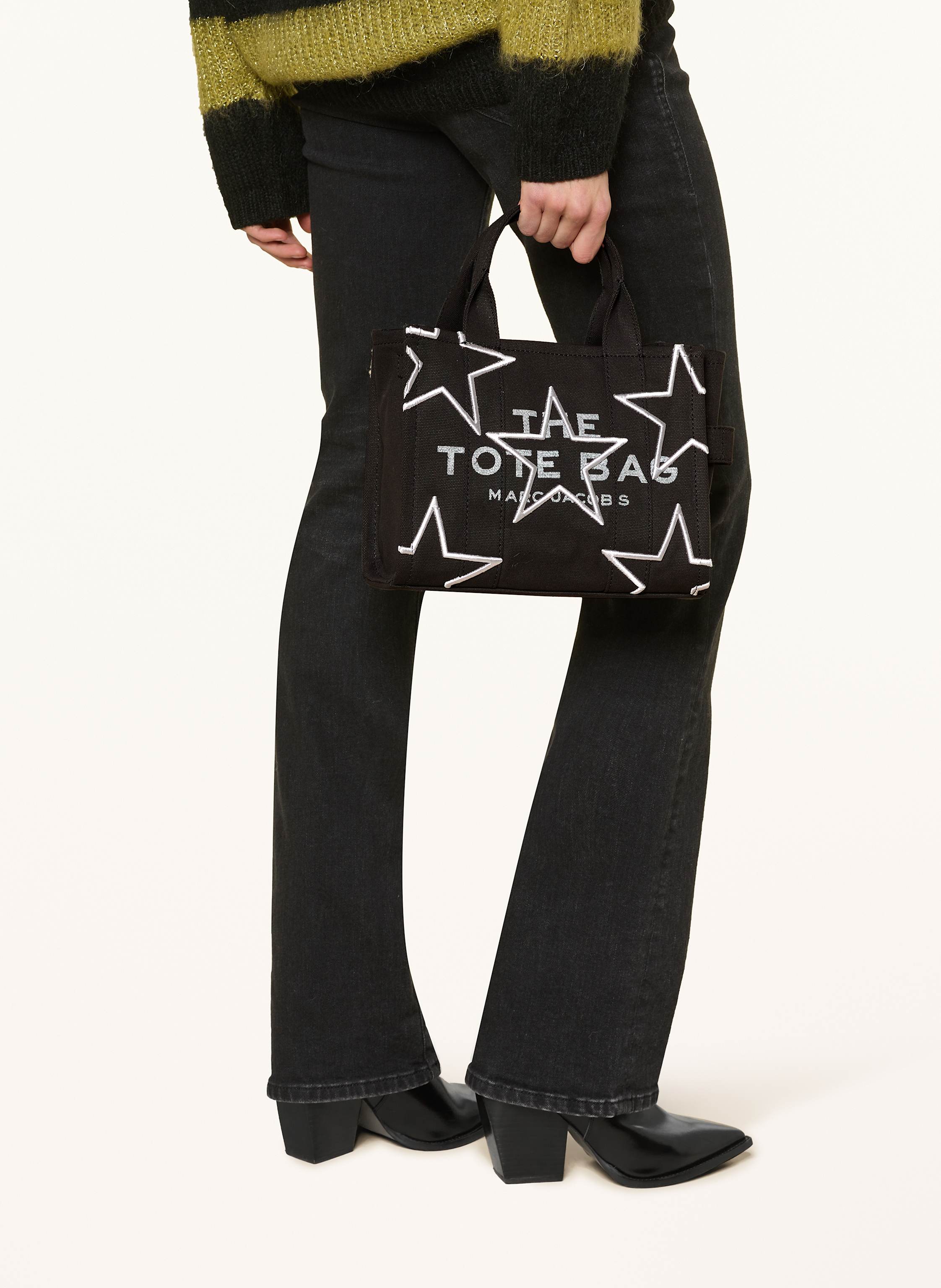 Thumbnail - Marc Jacobs Handtasche The Small Tote Bag schwarz
