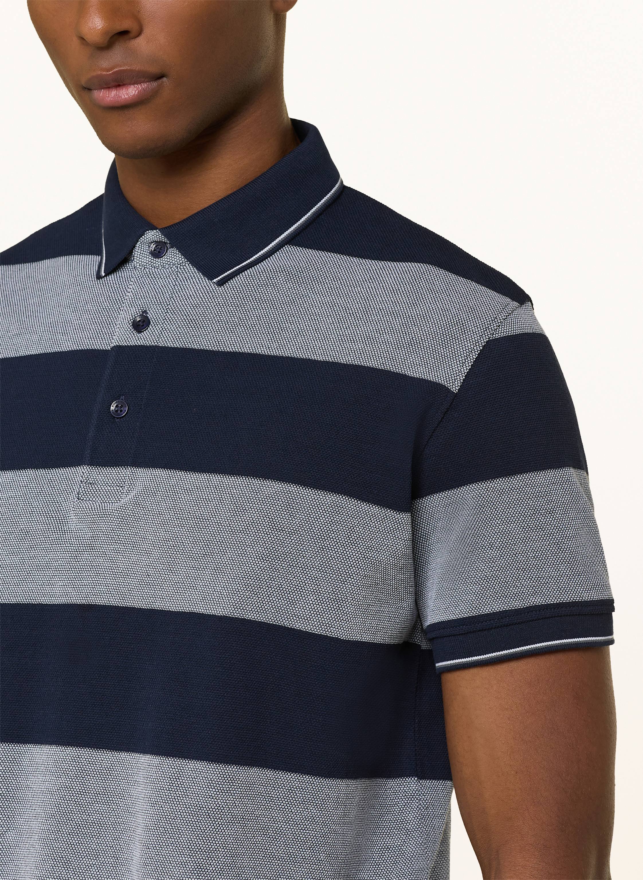 Thumbnail - Strokesman's Piqué-Poloshirt grau