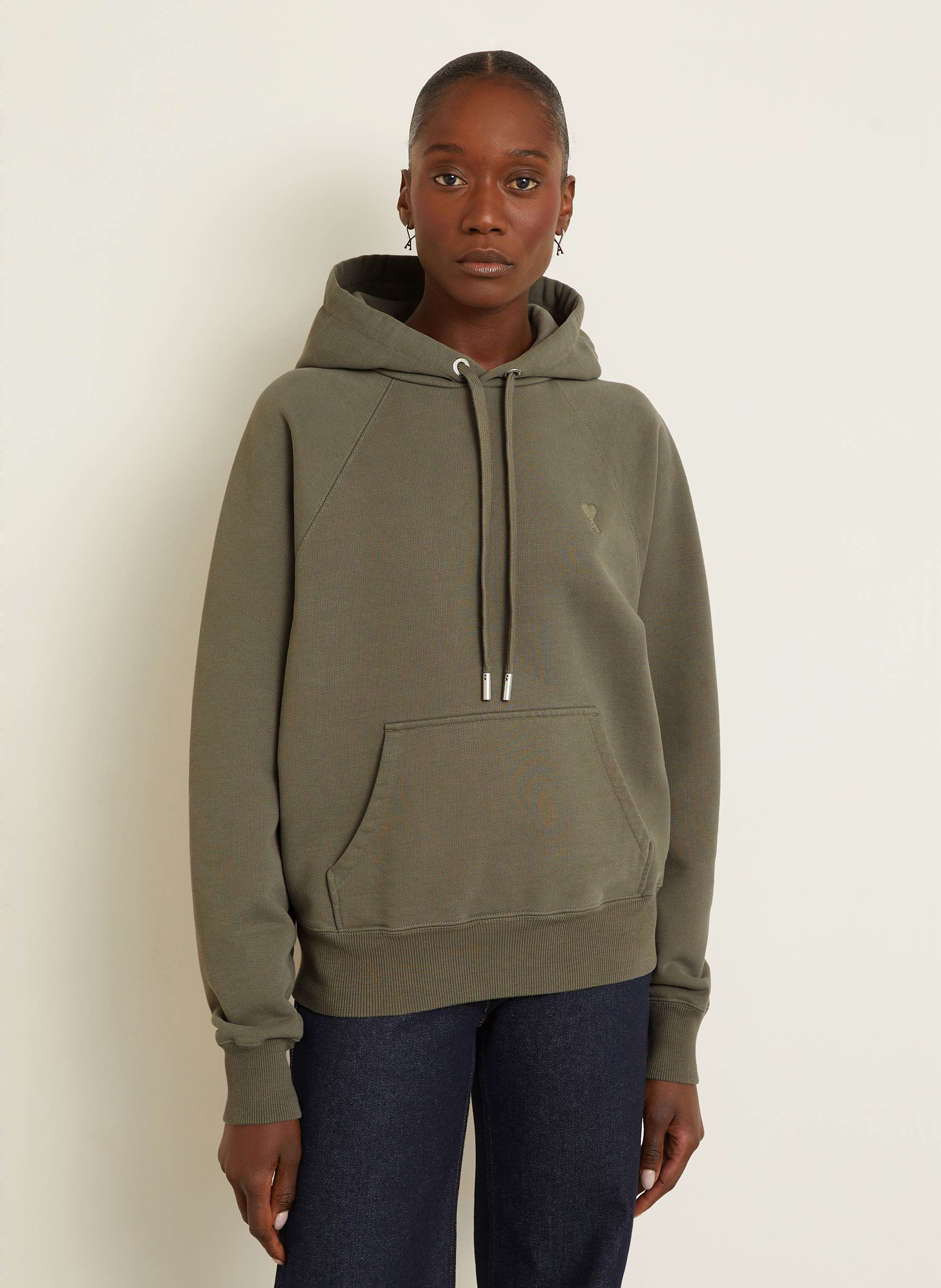 Thumbnail - Ami Paris Hoodie beige