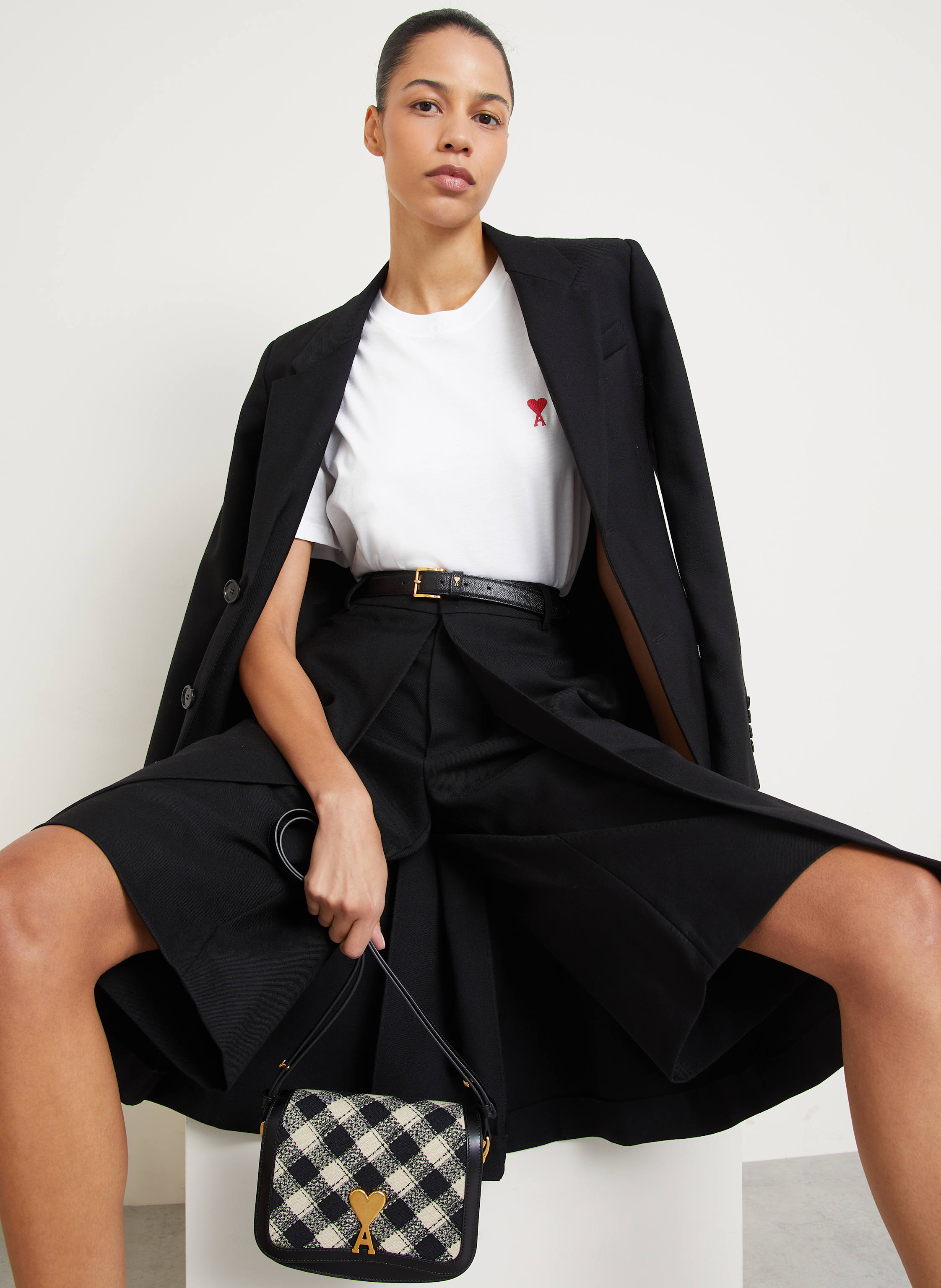 Thumbnail - Ami Paris T-Shirt weiss